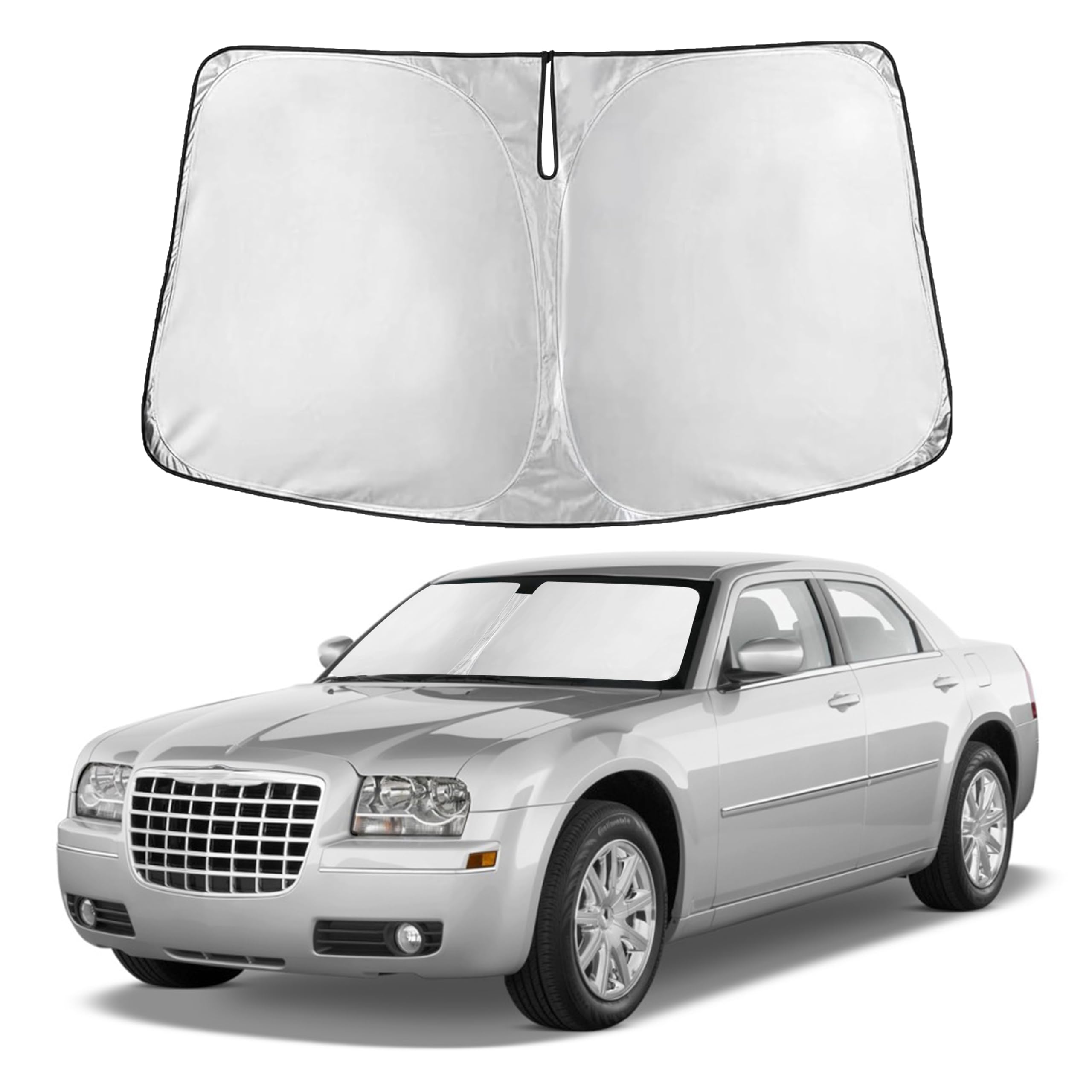 Reflective RV Windshield Sunshade for UV & Heat Protection
