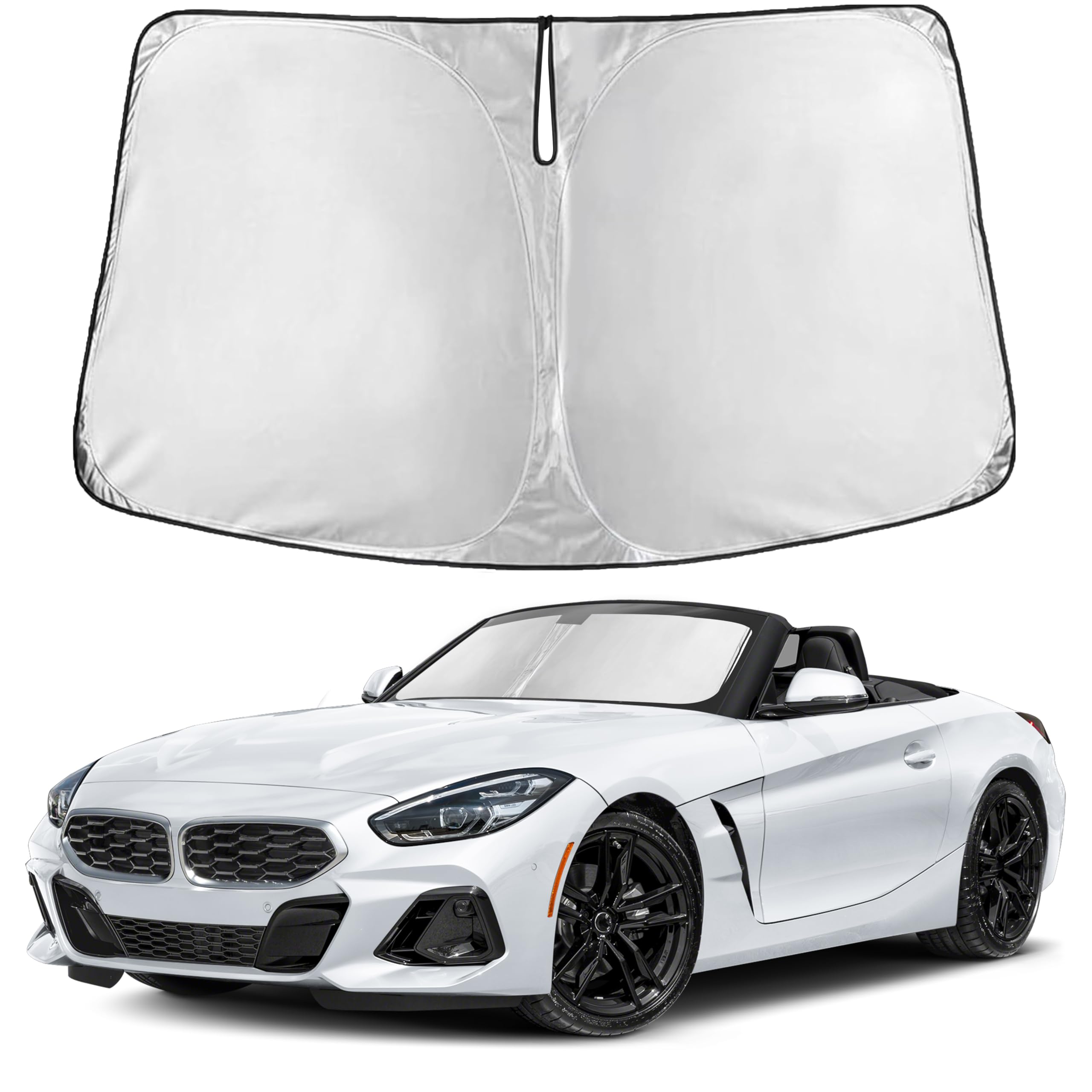 Reflective RV Windshield Sunshade for UV & Heat Protection