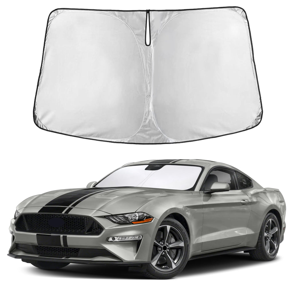 Front Windshield Sun Shade & Car Window Sun Visor