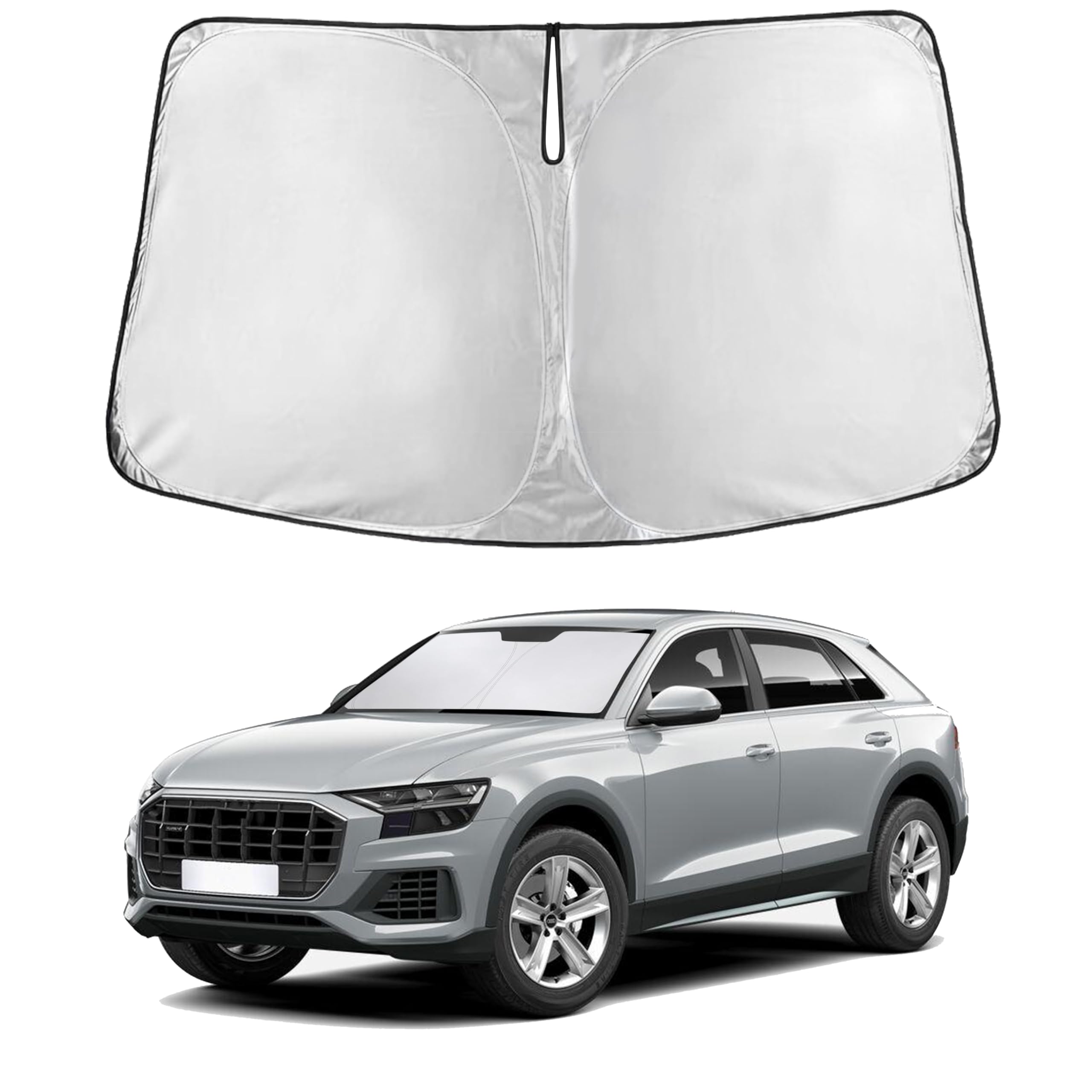 Reflective RV Windshield Sunshade for UV & Heat Protection