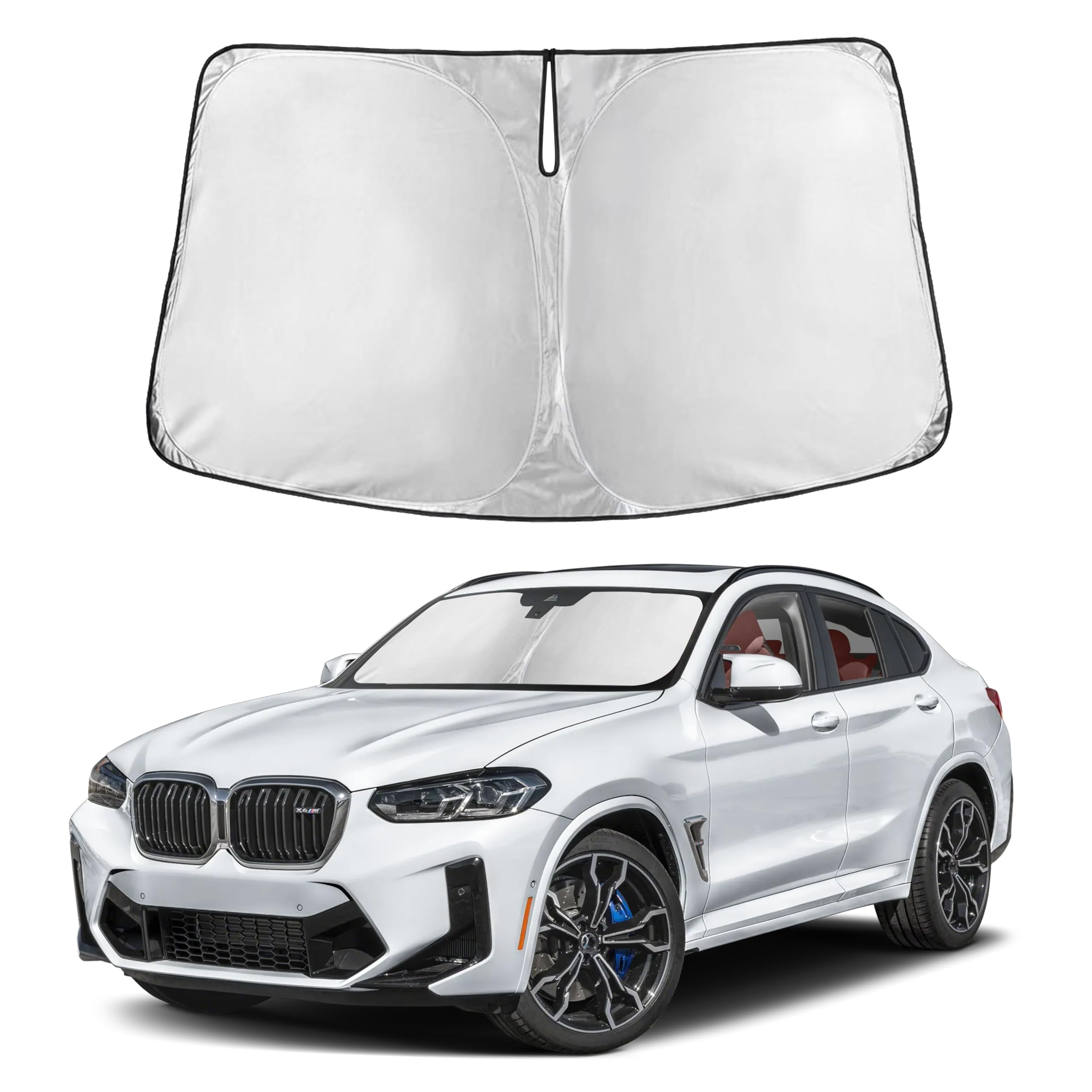Front Windshield Sun Shade & Car Window Sun Visor