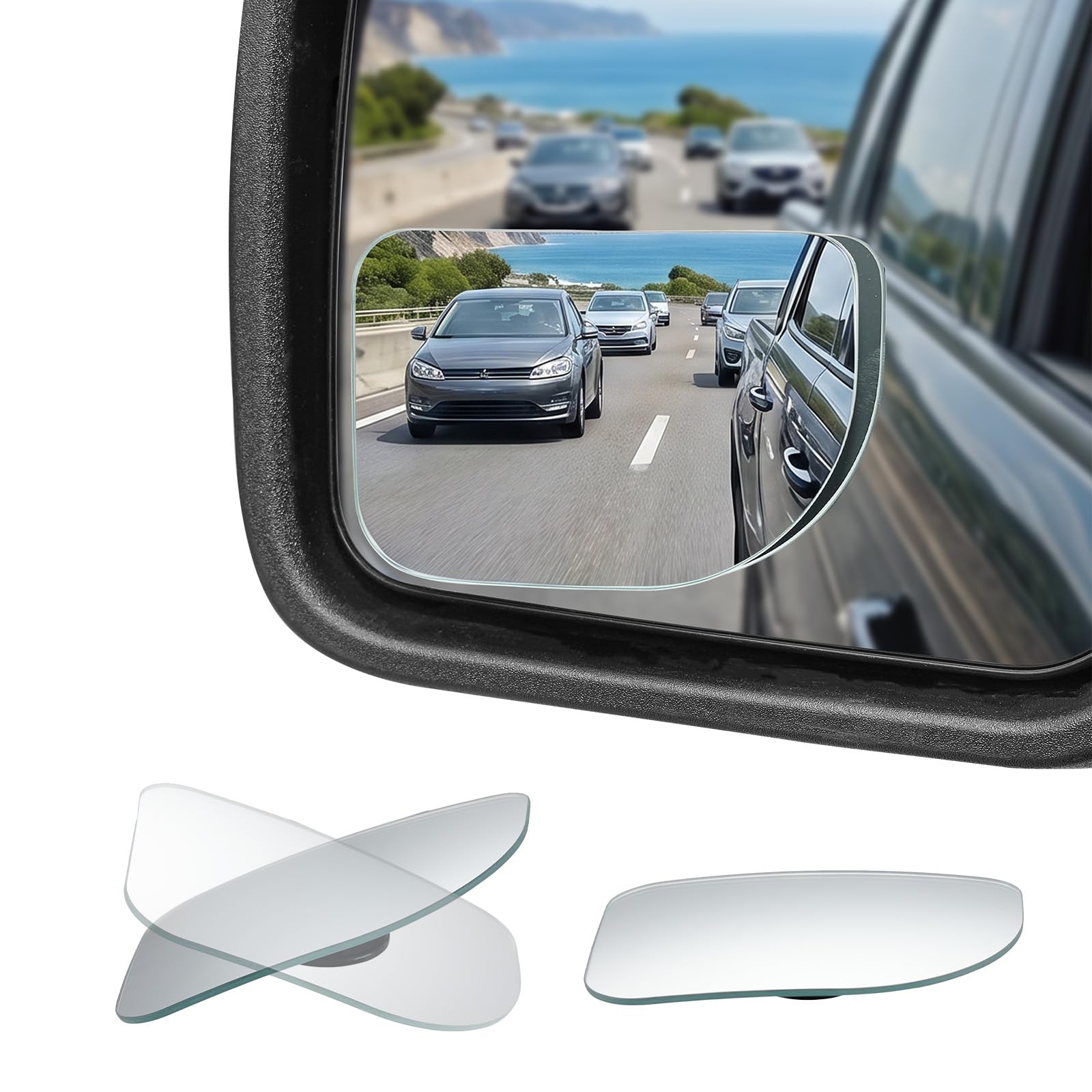 Adjustable Blind Spot Mirror for Cars, SUVs & Trucks