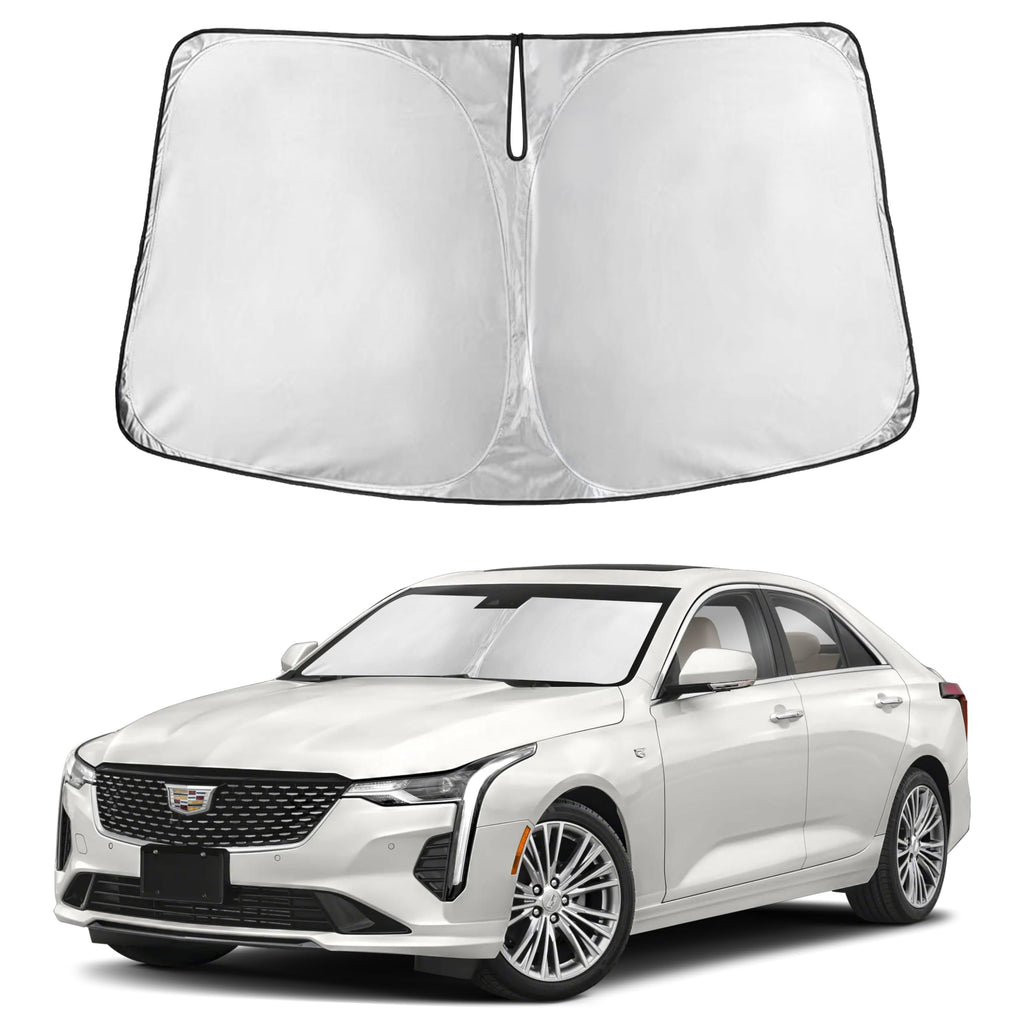 Front Windshield Sun Shade & Car Window Sun Visor