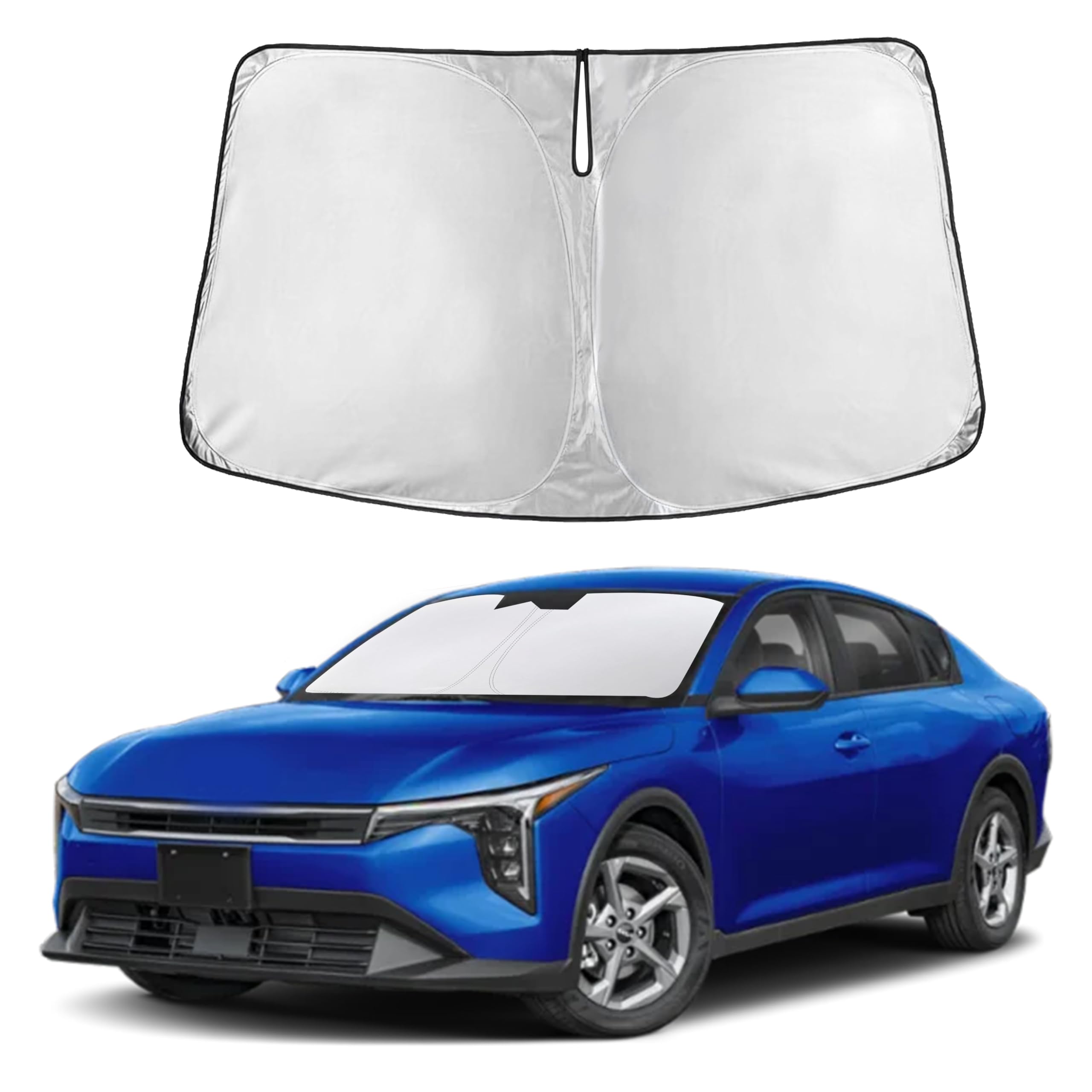 Front Windshield Sun Shade & Car Window Sun Visor