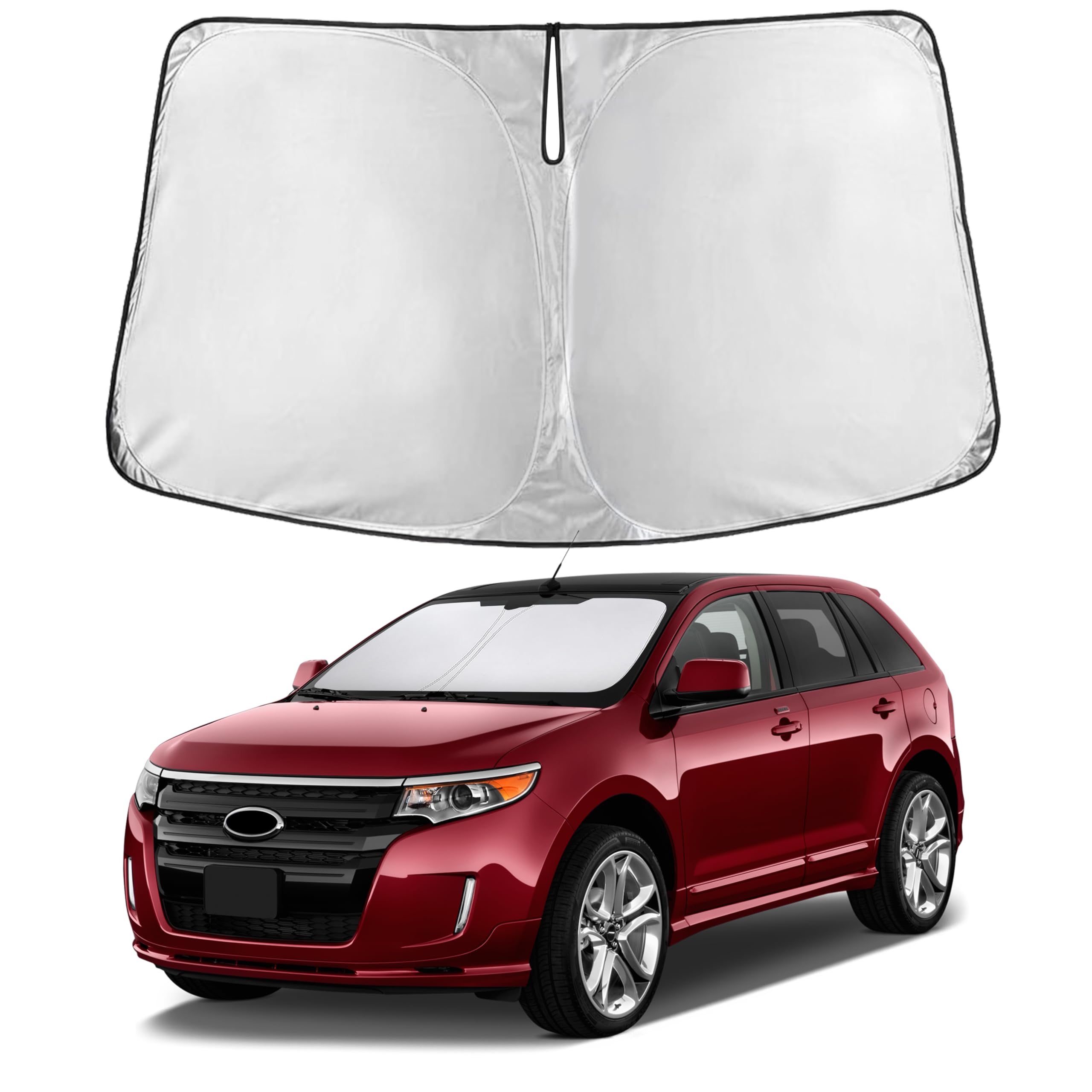 Reflective RV Windshield Sunshade for UV & Heat Protection