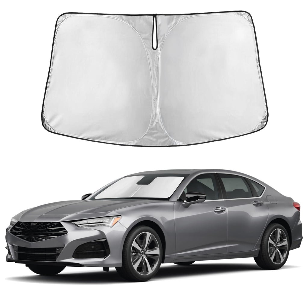 Front Windshield Sun Shade & Car Window Sun Visor