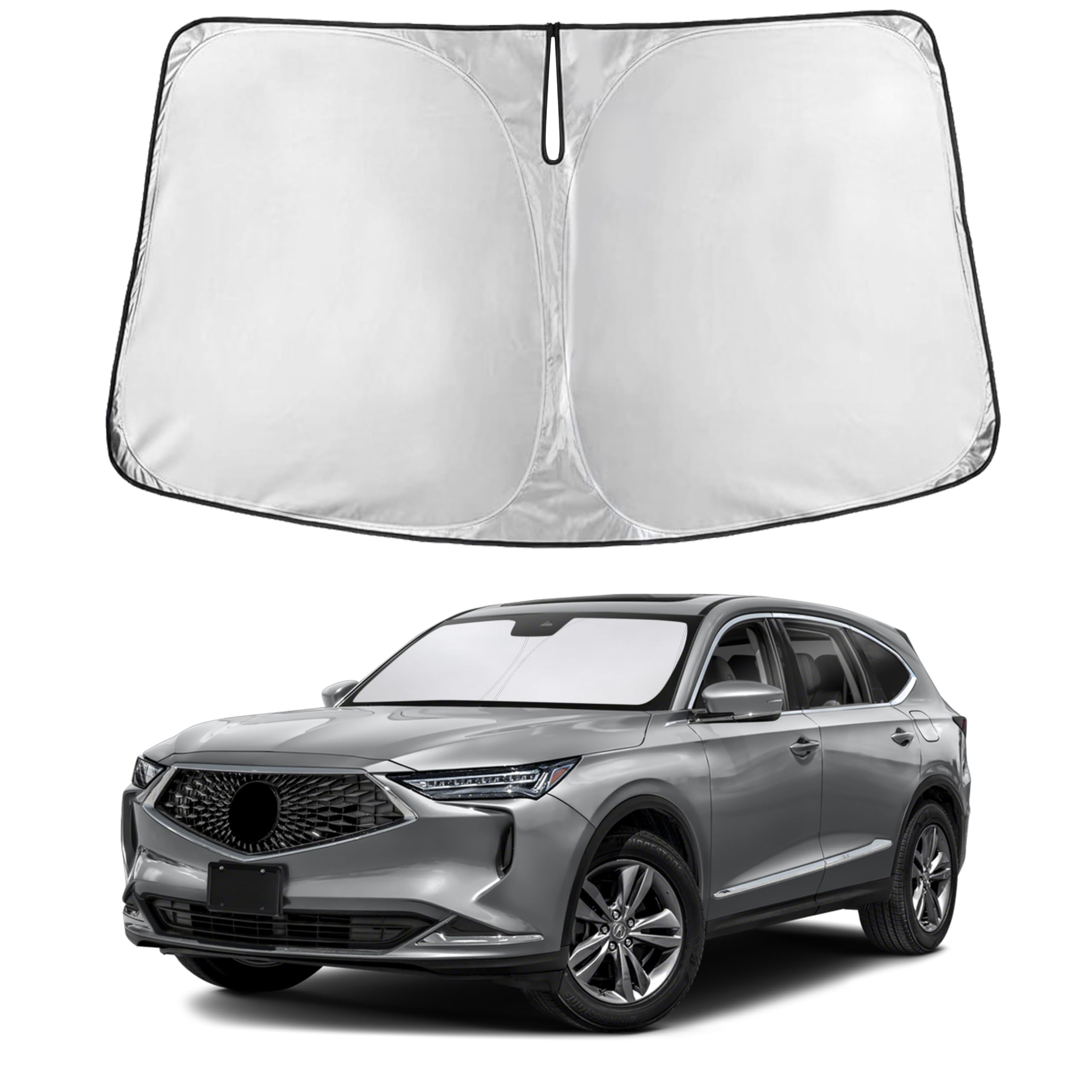 Reflective RV Windshield Sunshade for UV & Heat Protection