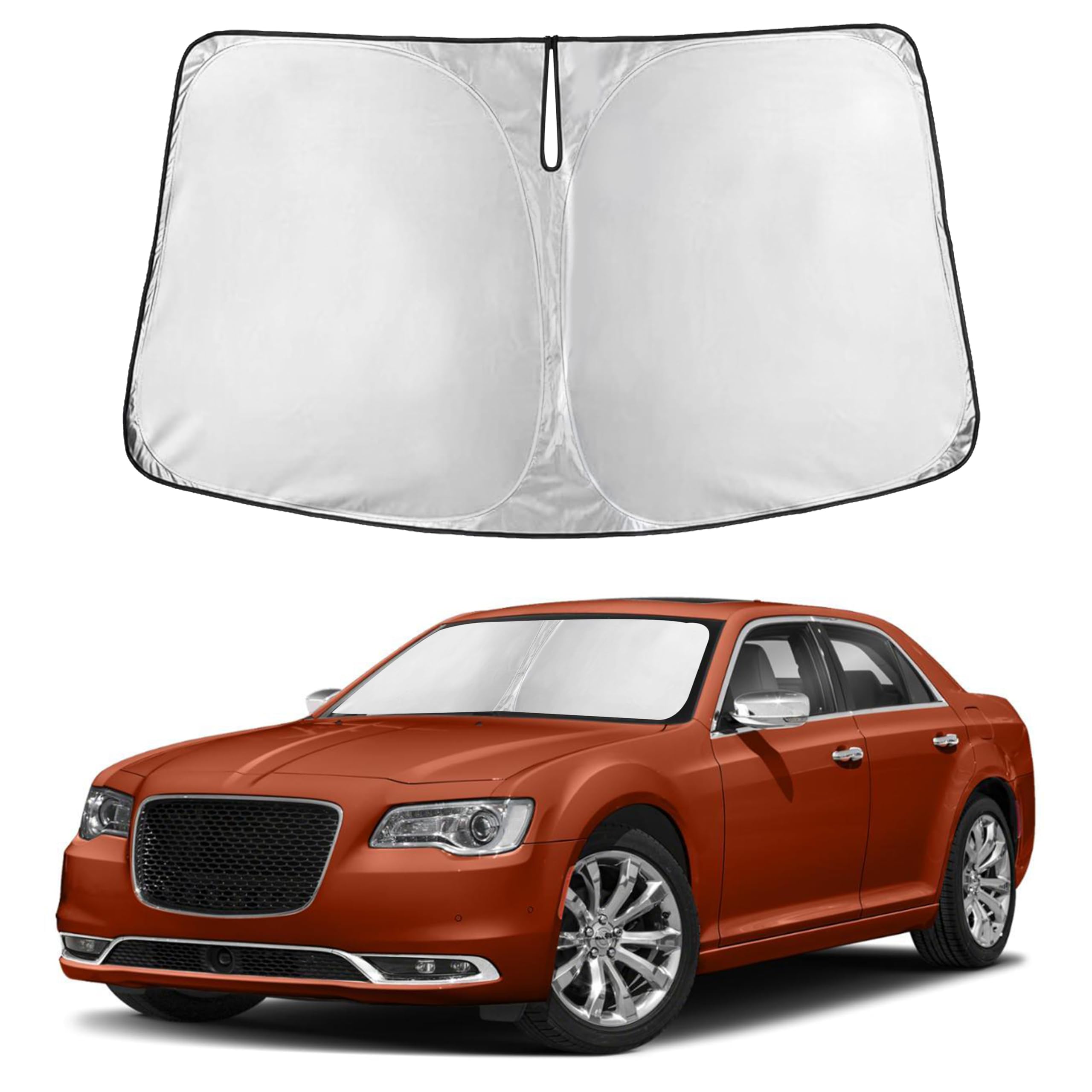 Front Windshield Sun Shade & Car Window Sun Visor