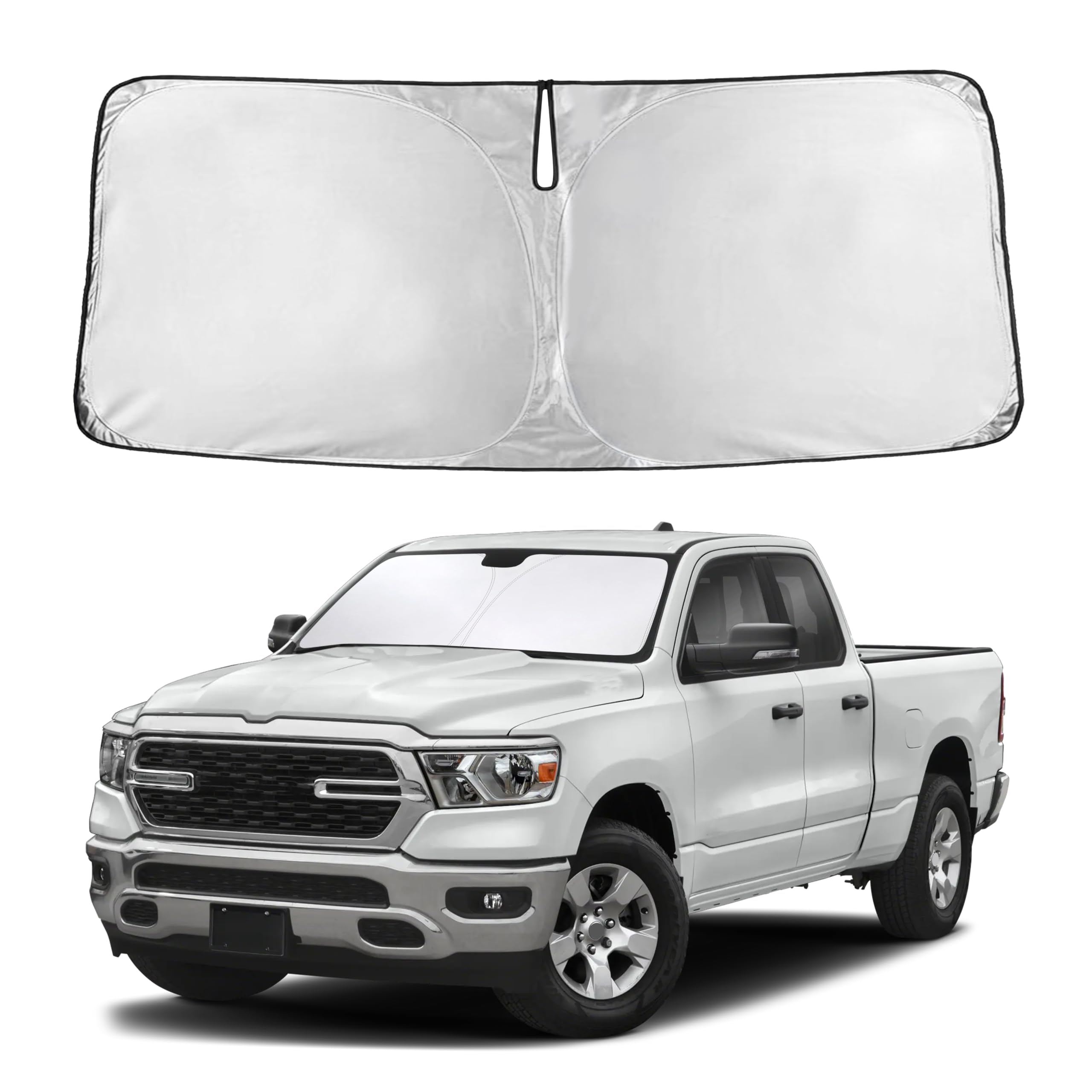 Front Windshield Sun Shade & Car Window Sun Visor