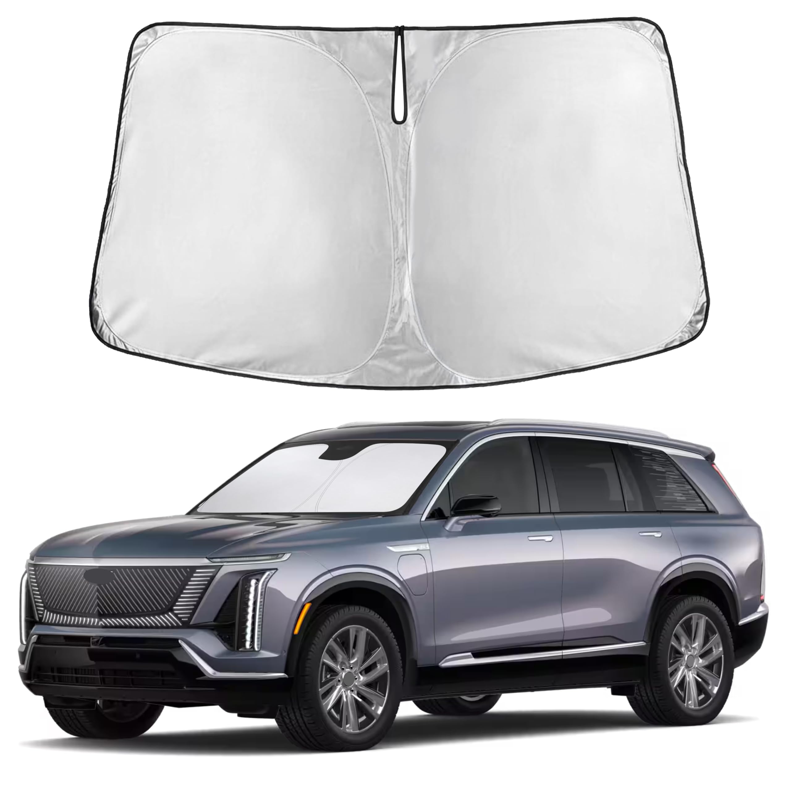 Front Windshield Sun Shade & Car Window Sun Visor