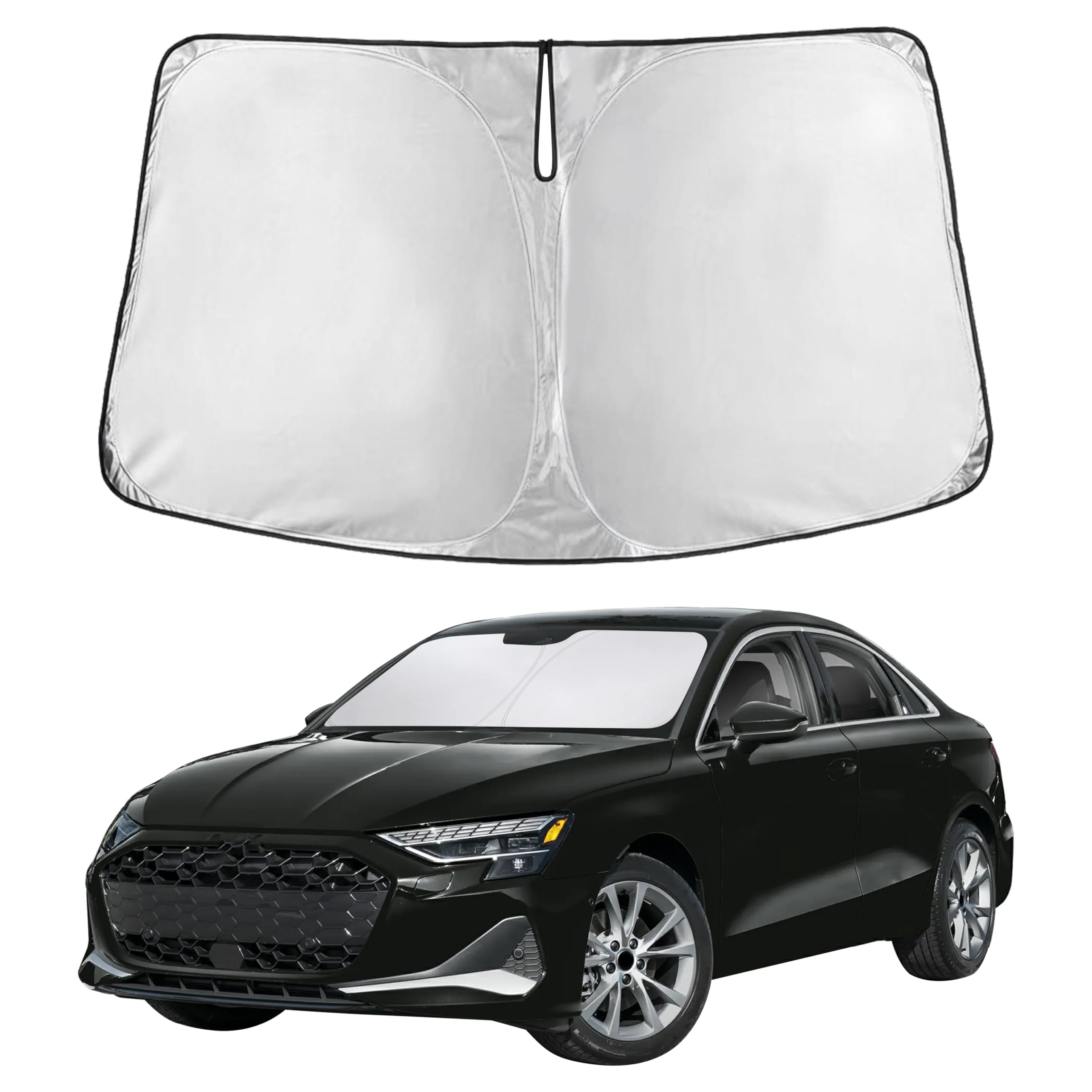 Reflective RV Windshield Sunshade for UV & Heat Protection