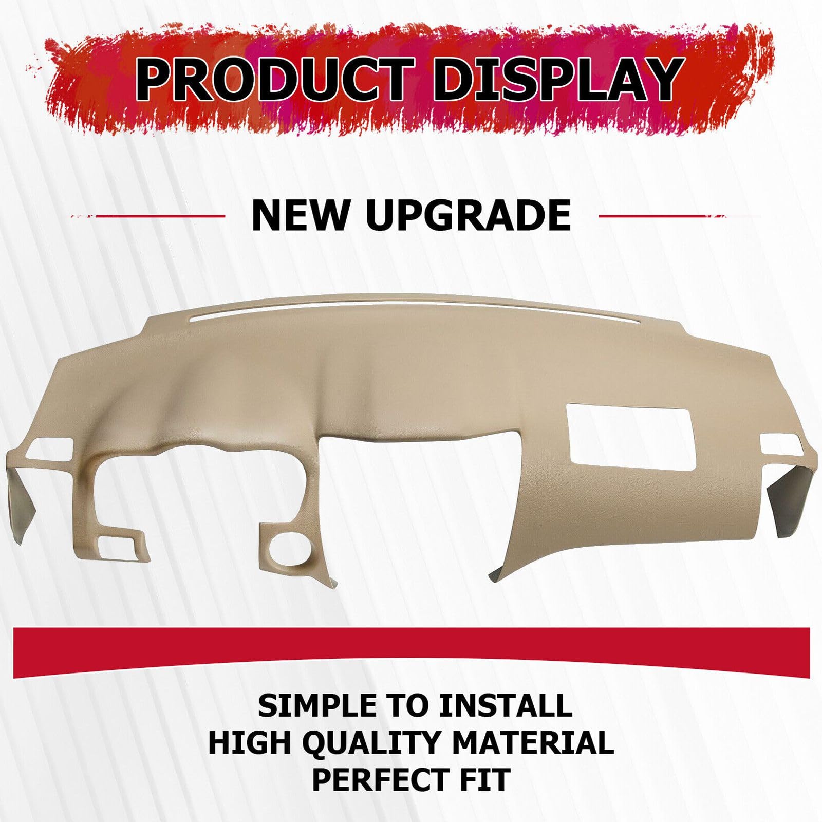 Beige Molded Dash Cover for Lexus RX330/RX350/RX400h
