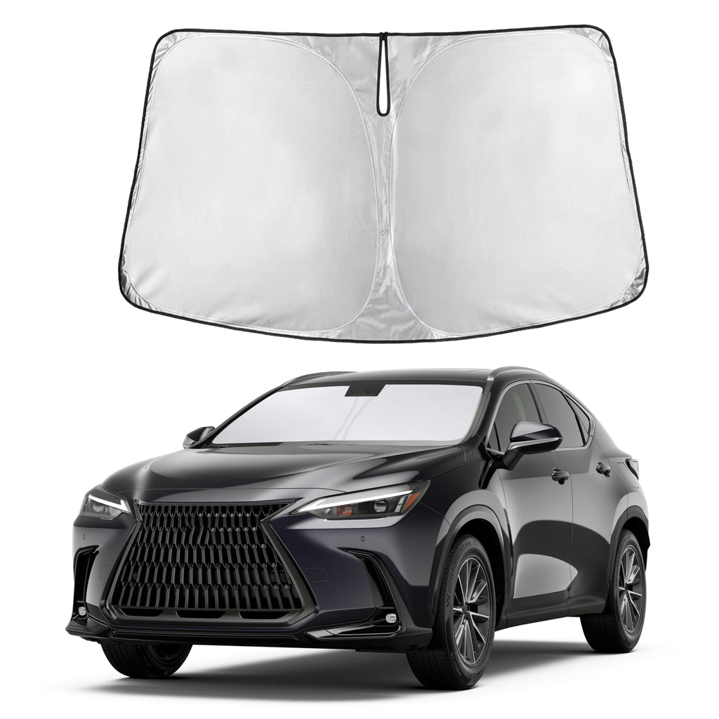 Front Windshield Sun Shade & Car Window Sun Visor