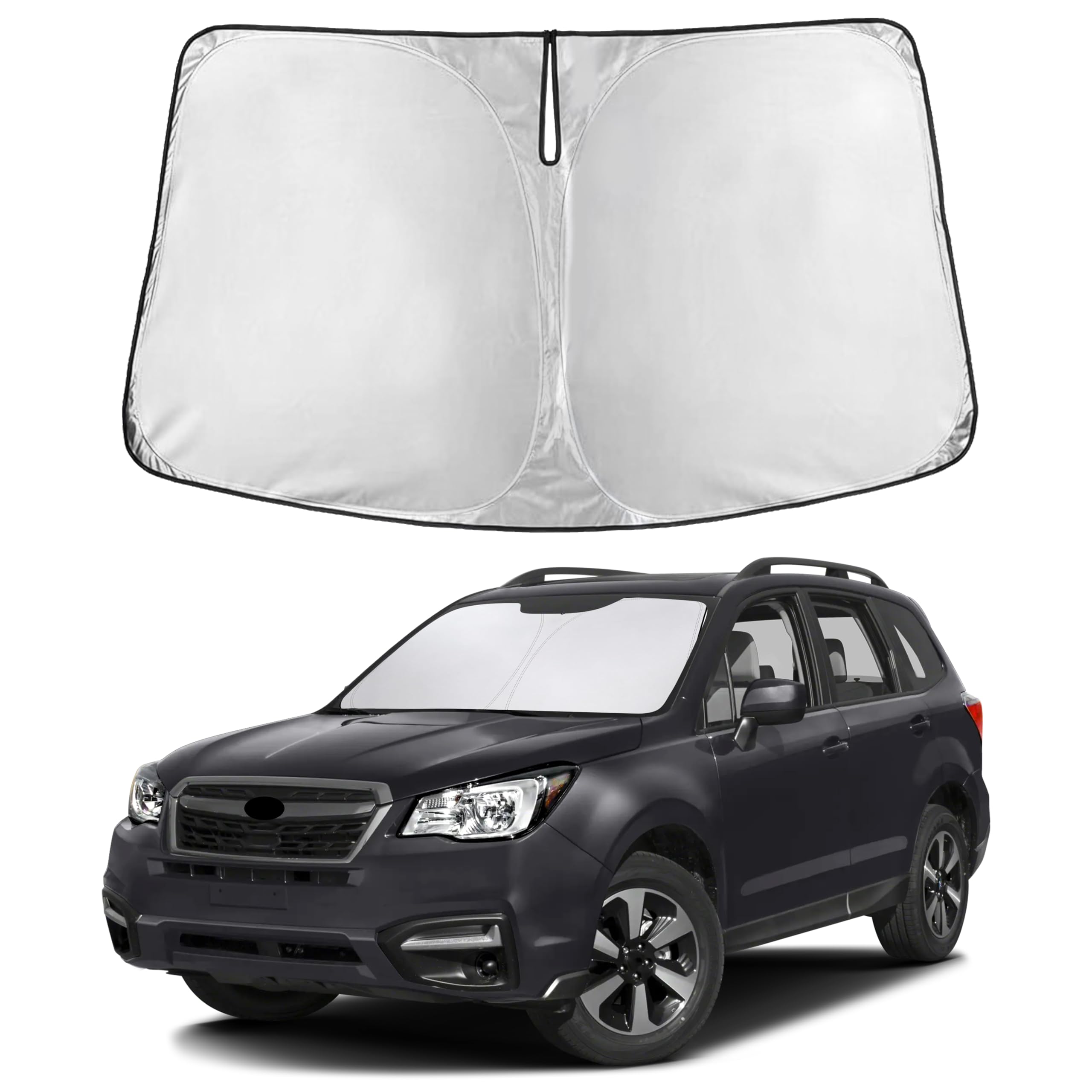 Front Windshield Sun Shade & Car Window Sun Visor