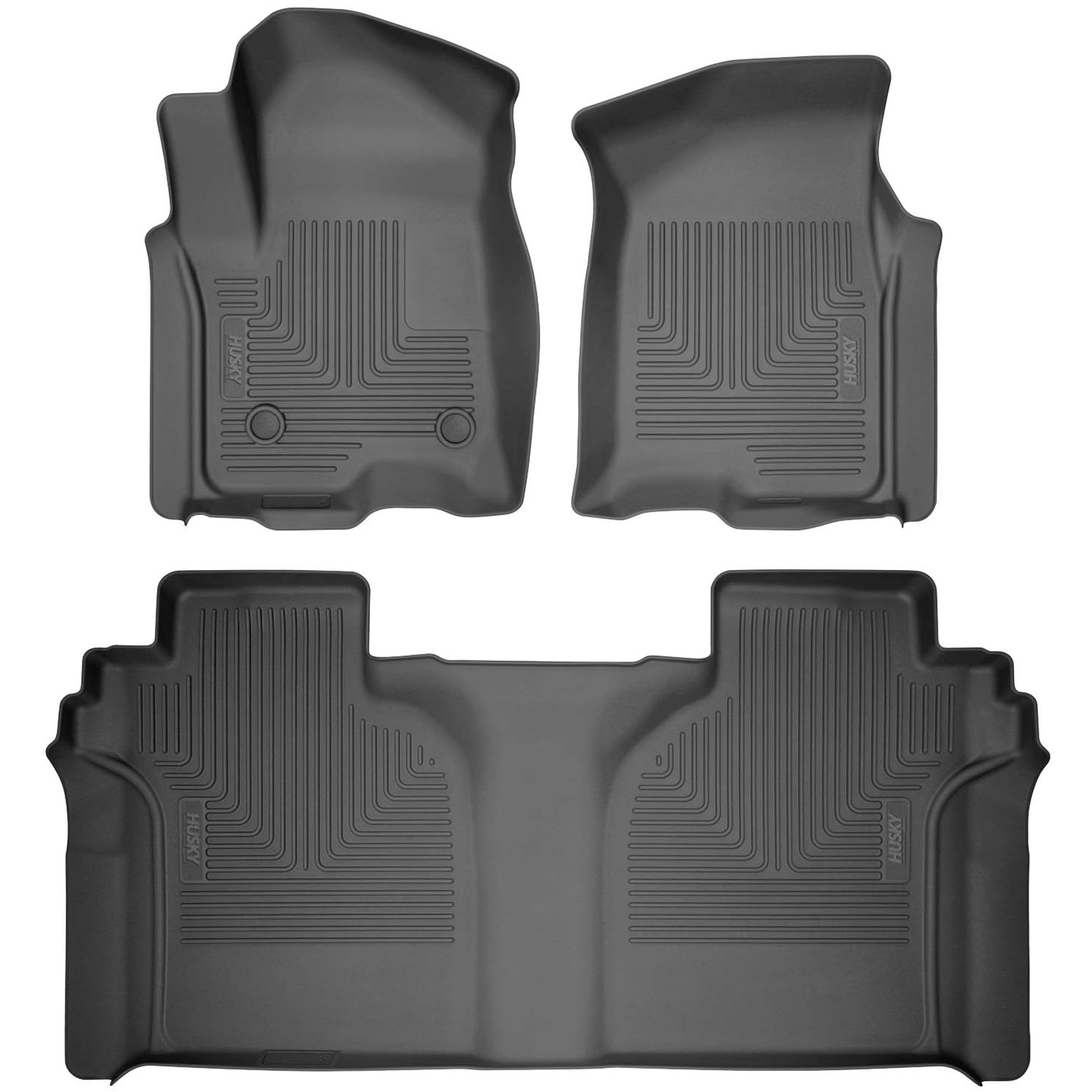 All-Weather Floor Mats with Raised Edge Protection