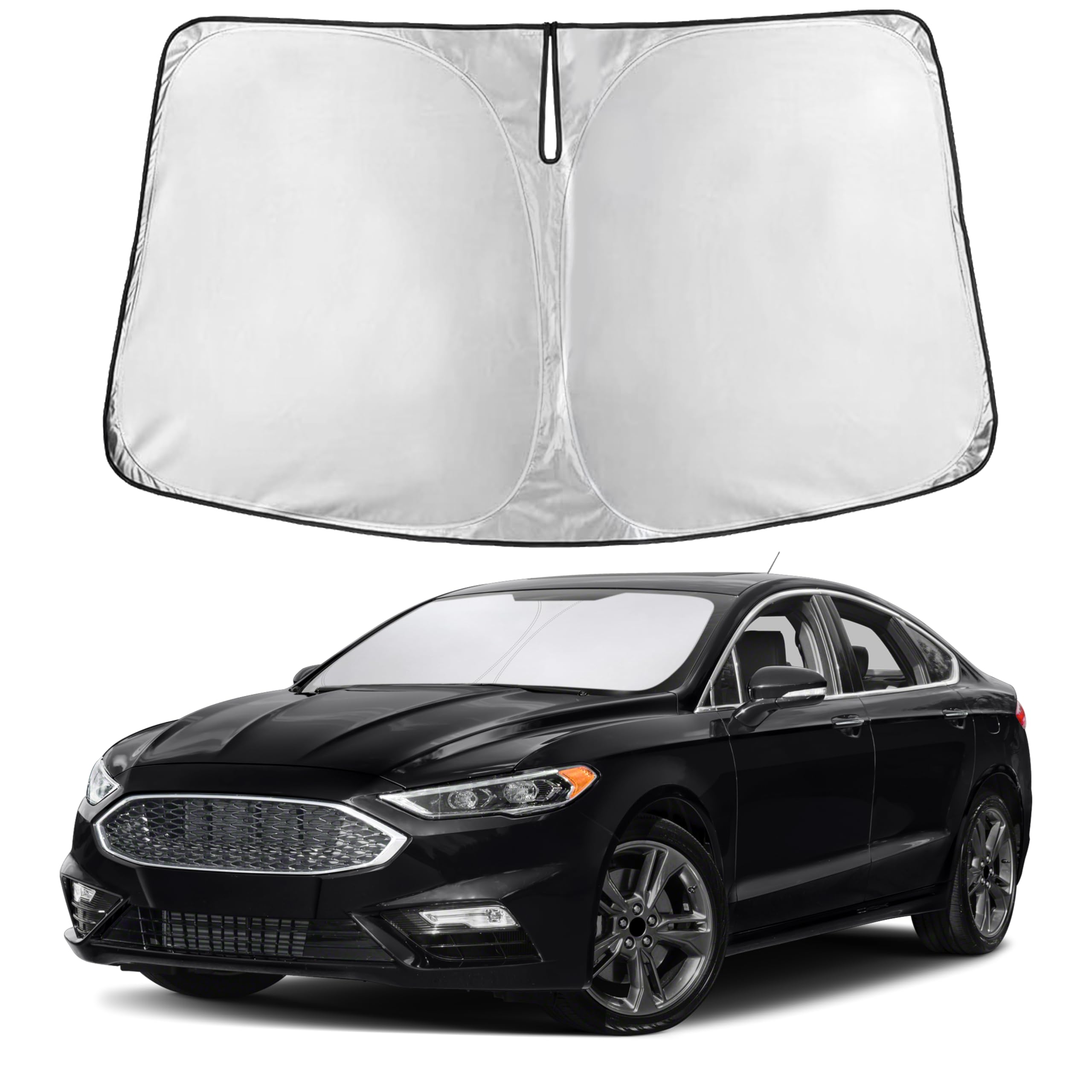 Reflective RV Windshield Sunshade for UV & Heat Protection