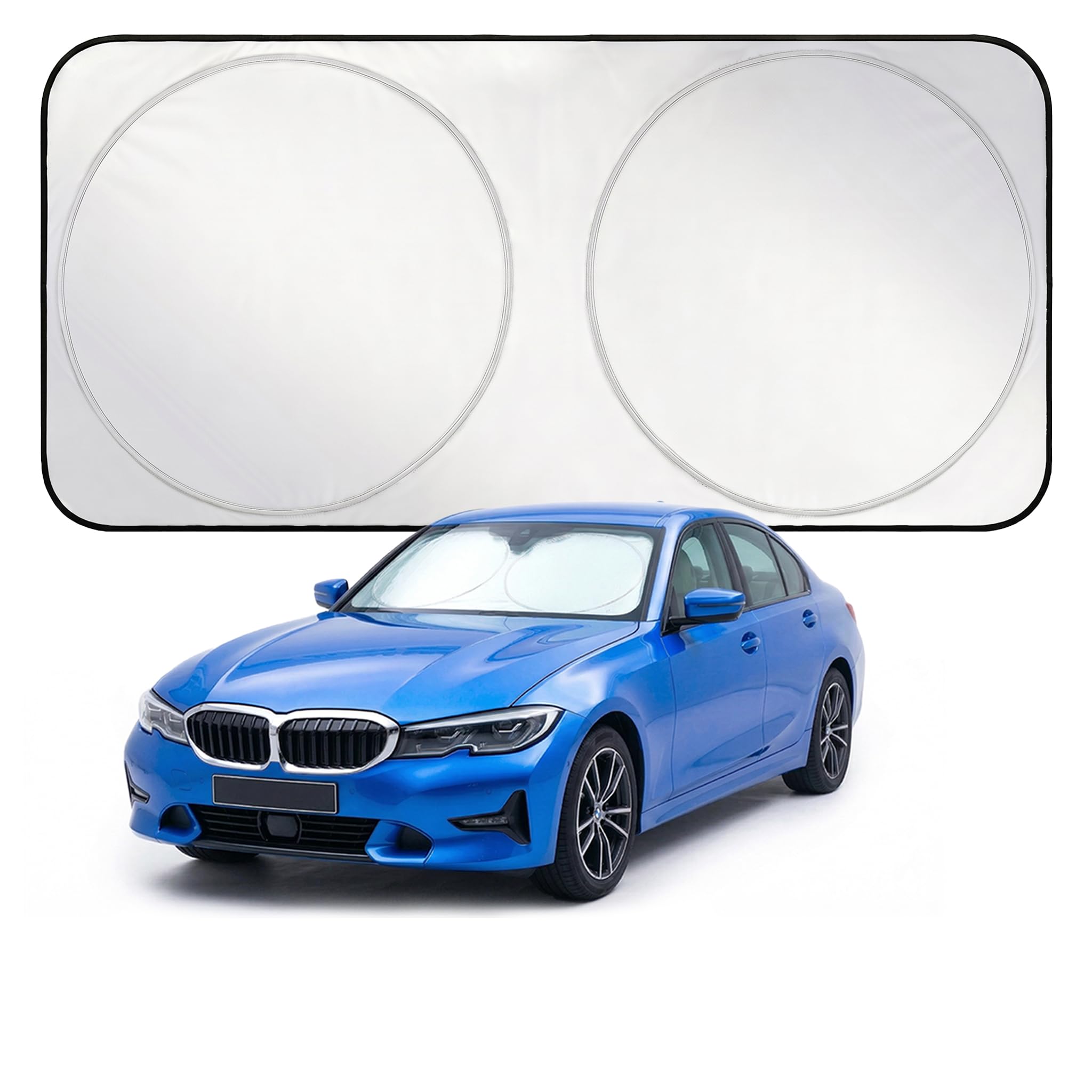 Foldable Reflective Windshield Sun Shade for Cars, SUVs & Trucks