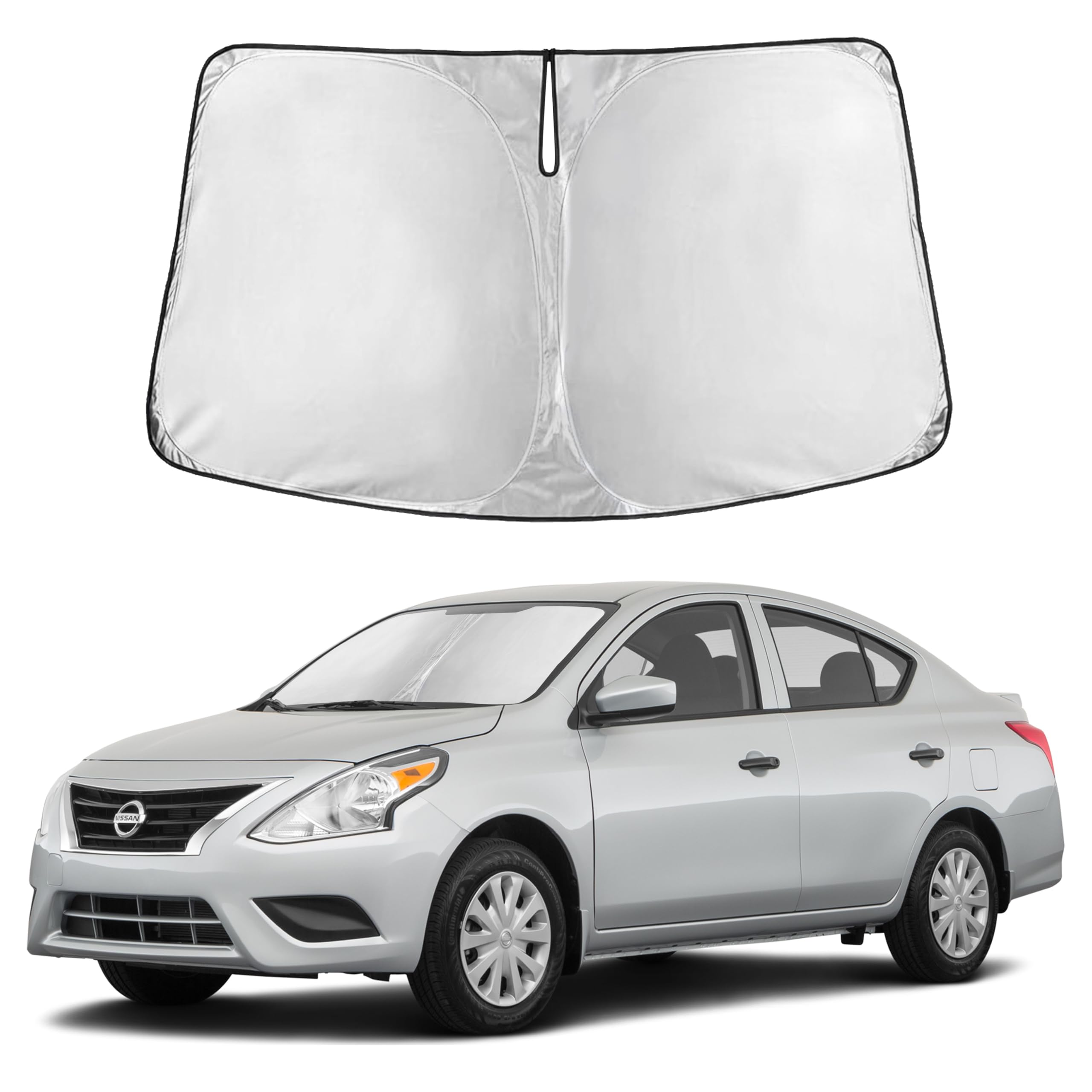 Front Windshield Sun Shade & Car Window Sun Visor