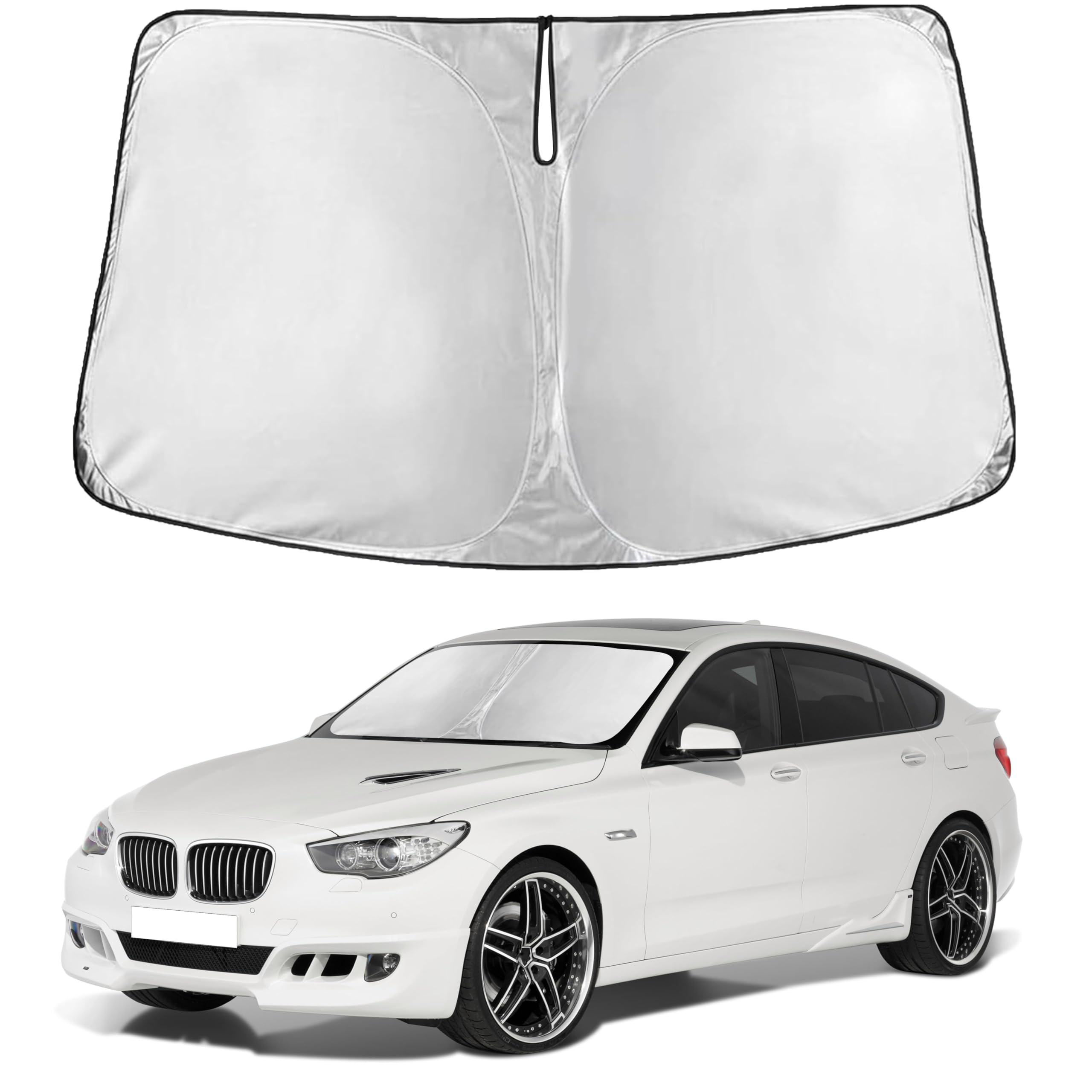 Reflective RV Windshield Sunshade for UV & Heat Protection
