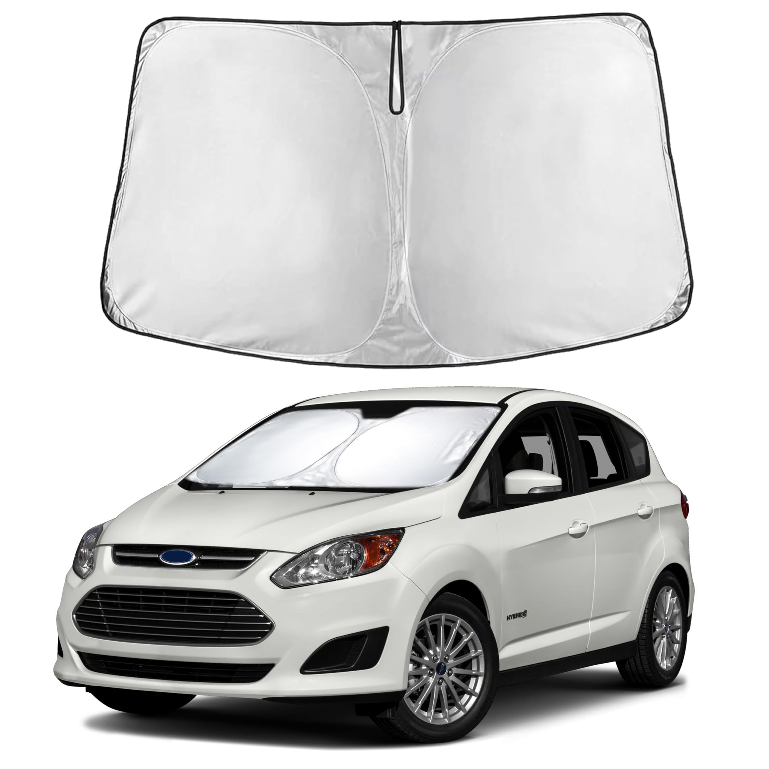 Reflective RV Windshield Sunshade for UV & Heat Protection