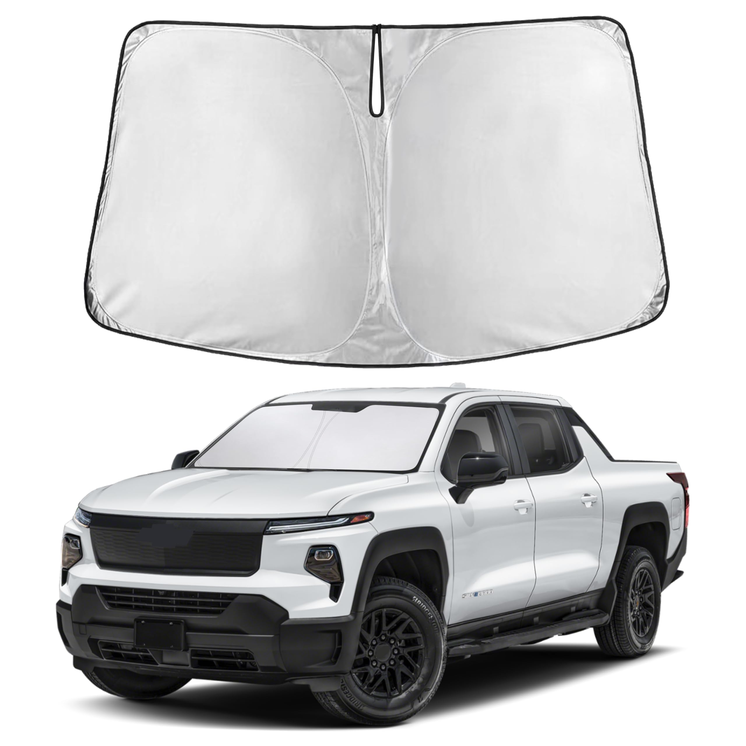 Reflective RV Windshield Sunshade for UV & Heat Protection