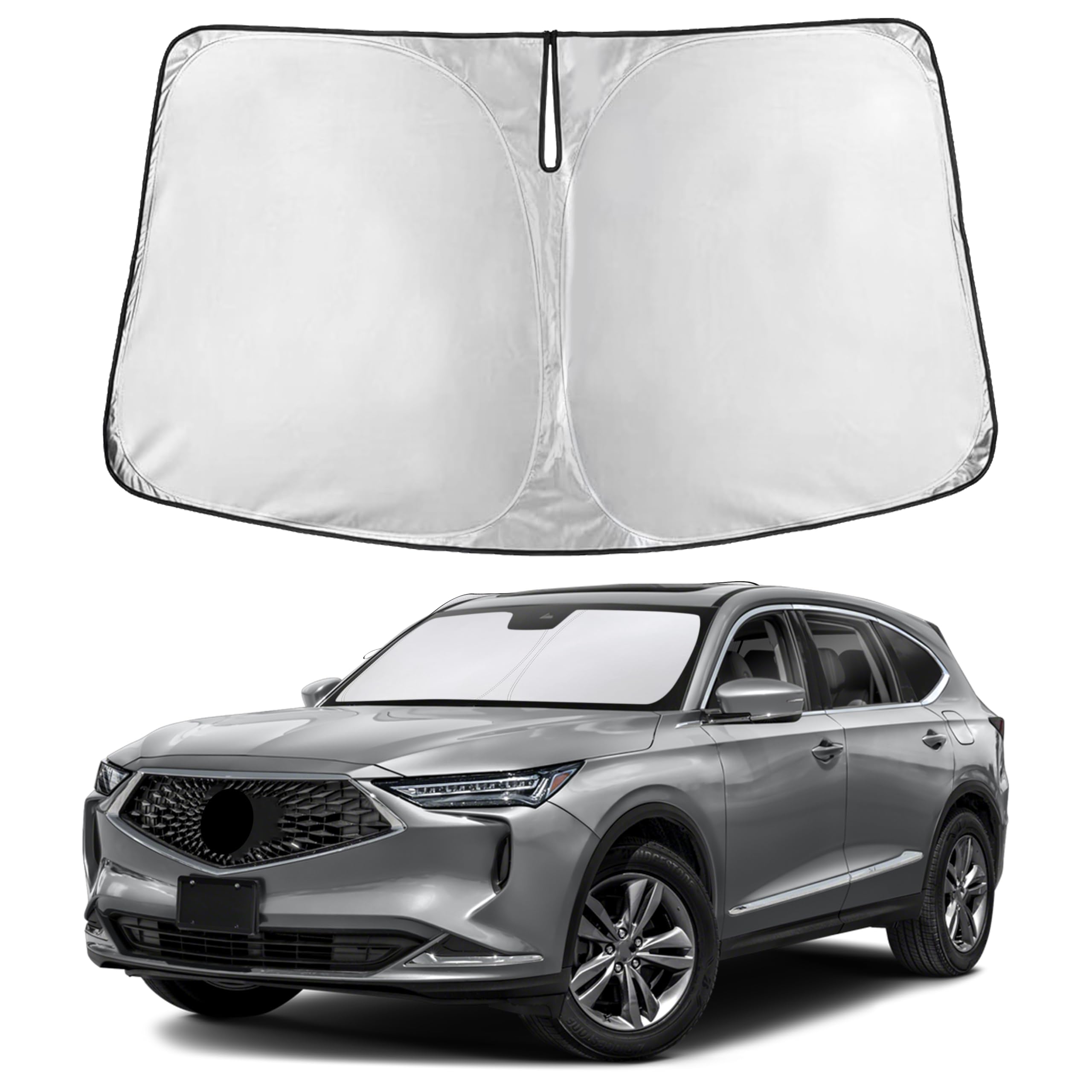 Front Windshield Sun Shade & Car Window Sun Visor