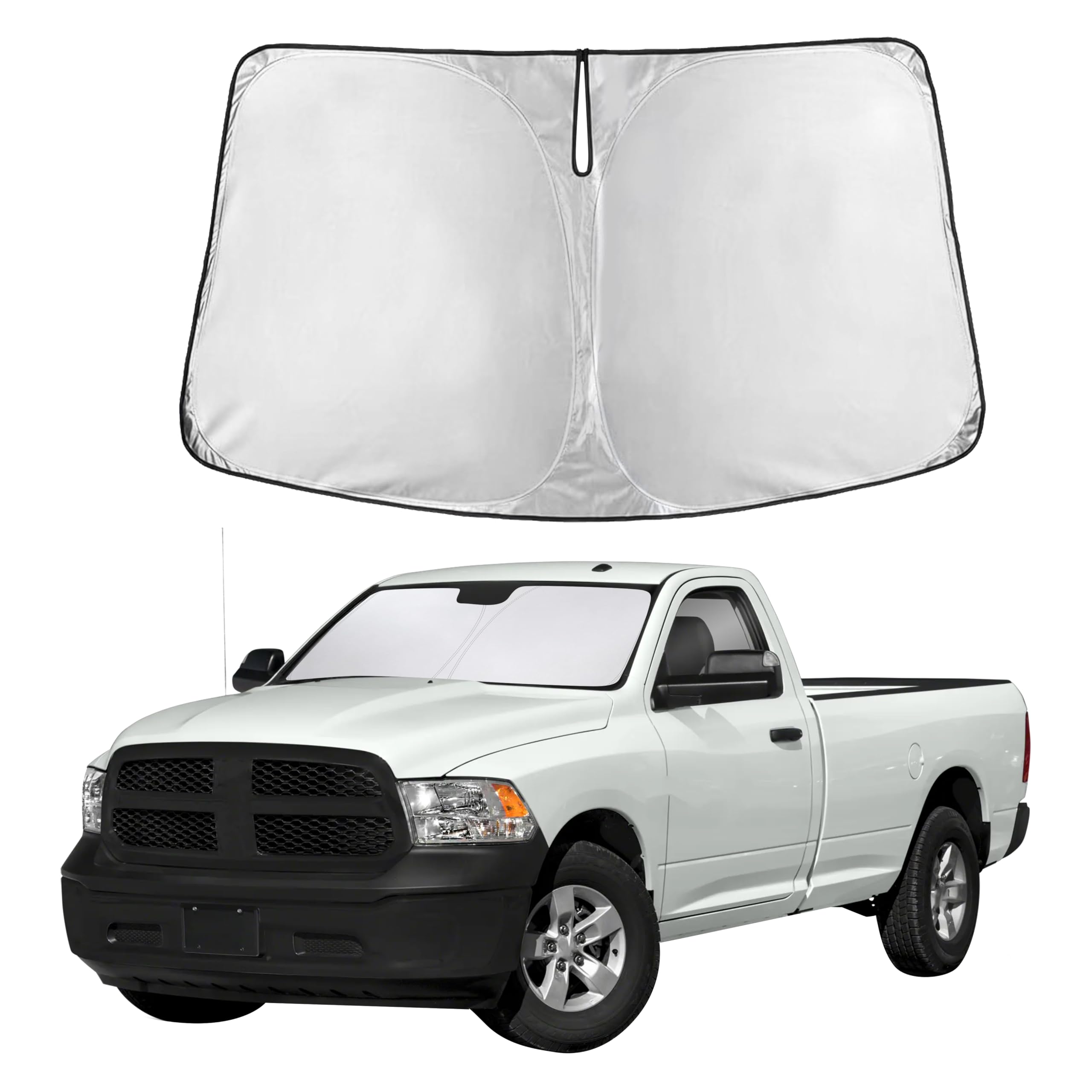 Front Windshield Sun Shade & Car Window Sun Visor