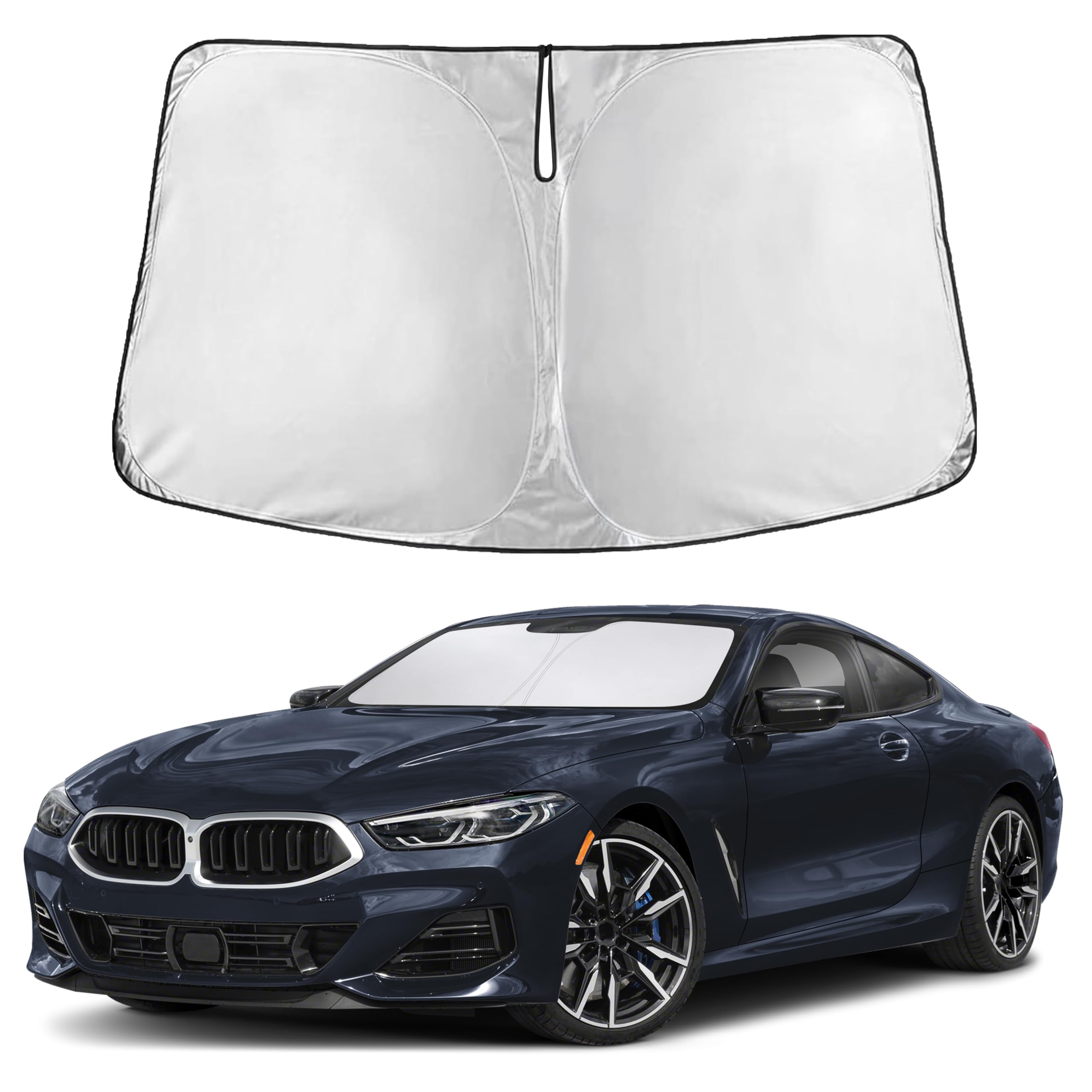 Reflective RV Windshield Sunshade for UV & Heat Protection