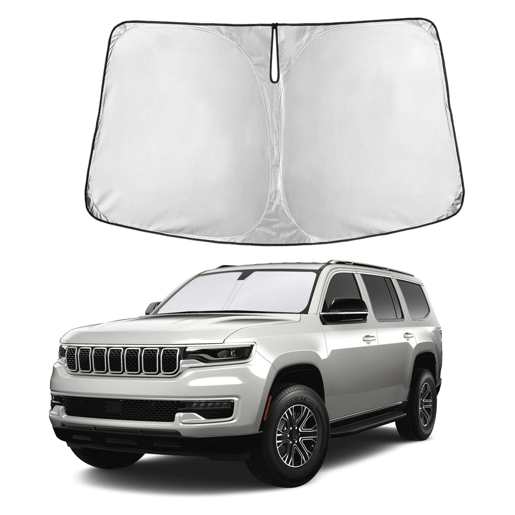 Front Windshield Sun Shade & Car Window Sun Visor