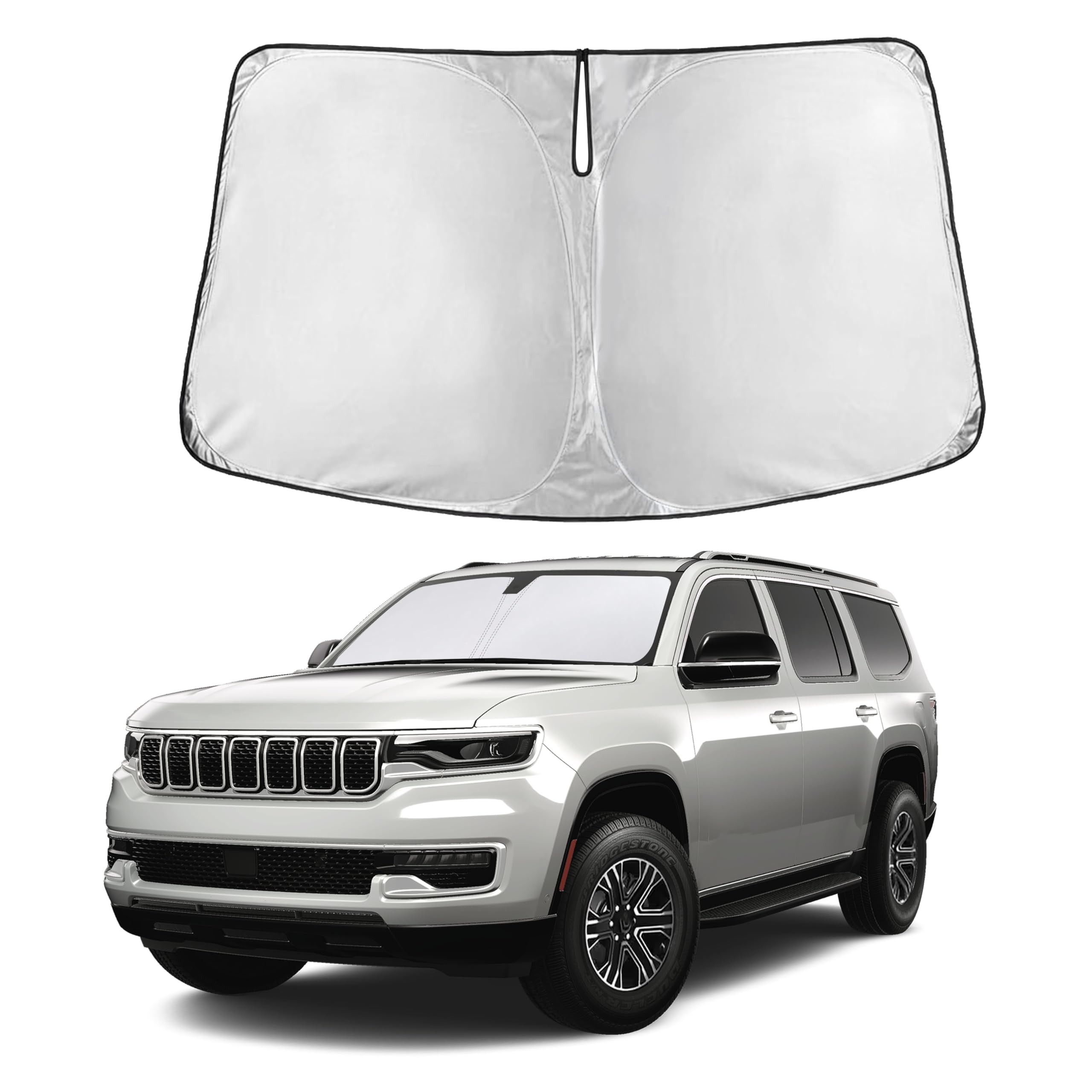 Front Windshield Sun Shade & Car Window Sun Visor