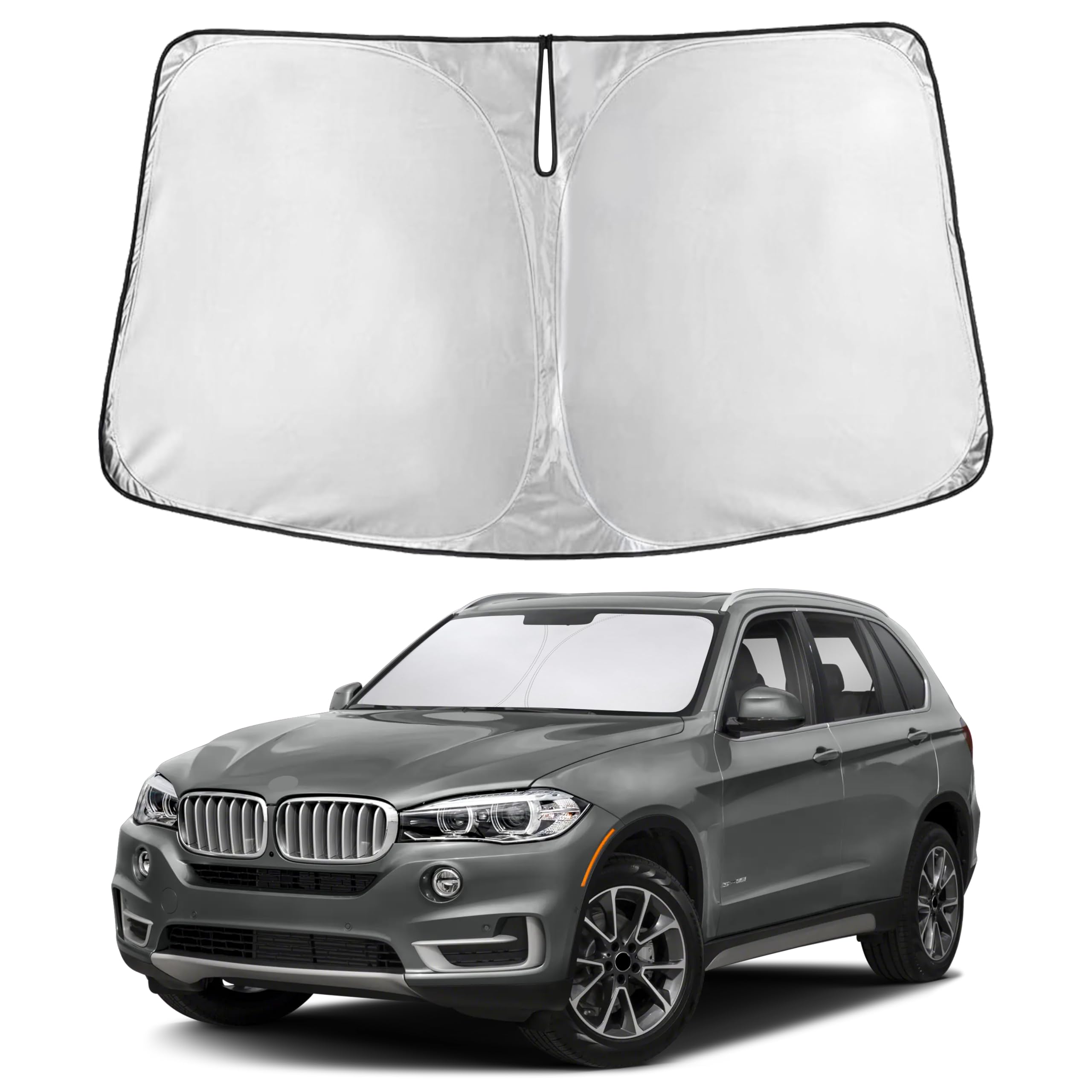 Reflective RV Windshield Sunshade for UV & Heat Protection