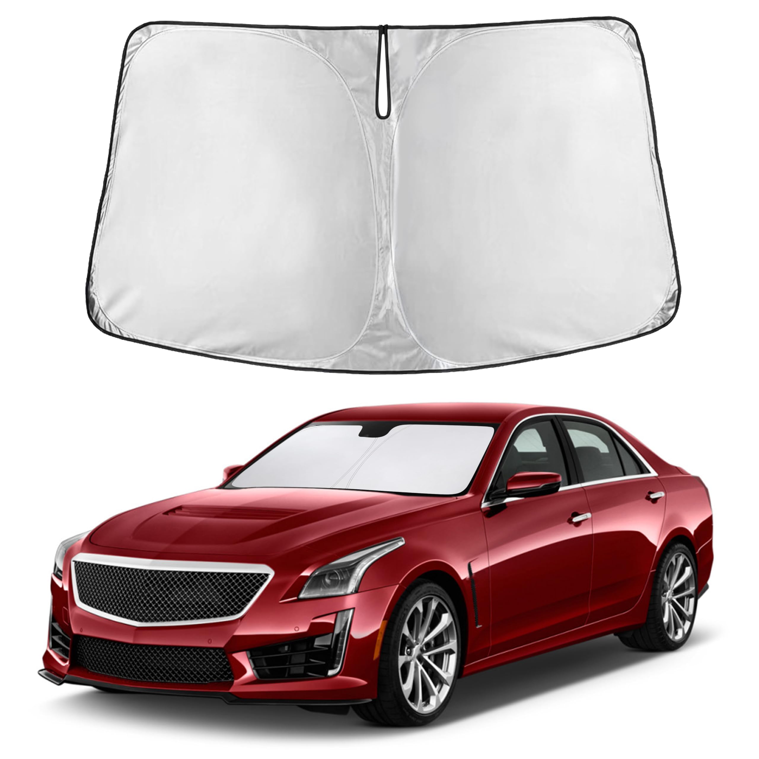 Reflective RV Windshield Sunshade for UV & Heat Protection
