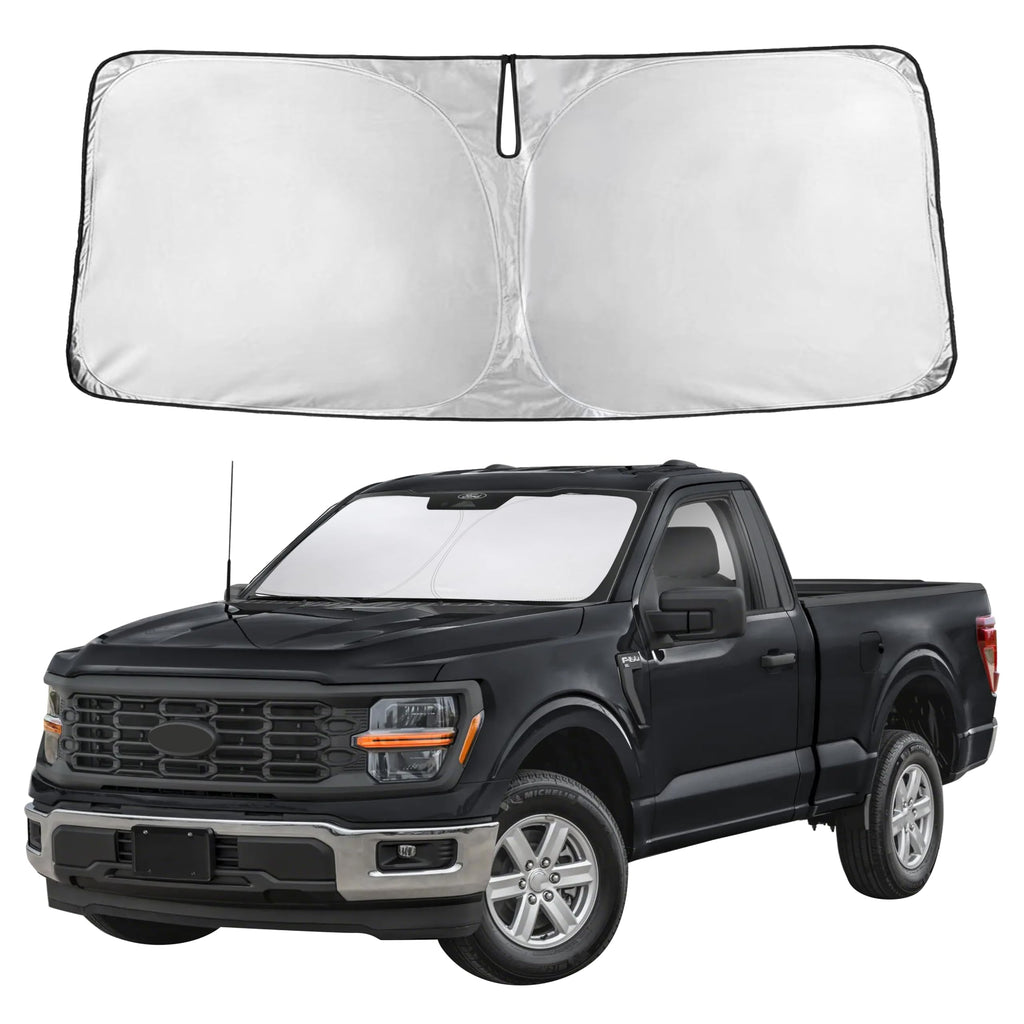 Front Windshield Sun Shade & Car Window Sun Visor