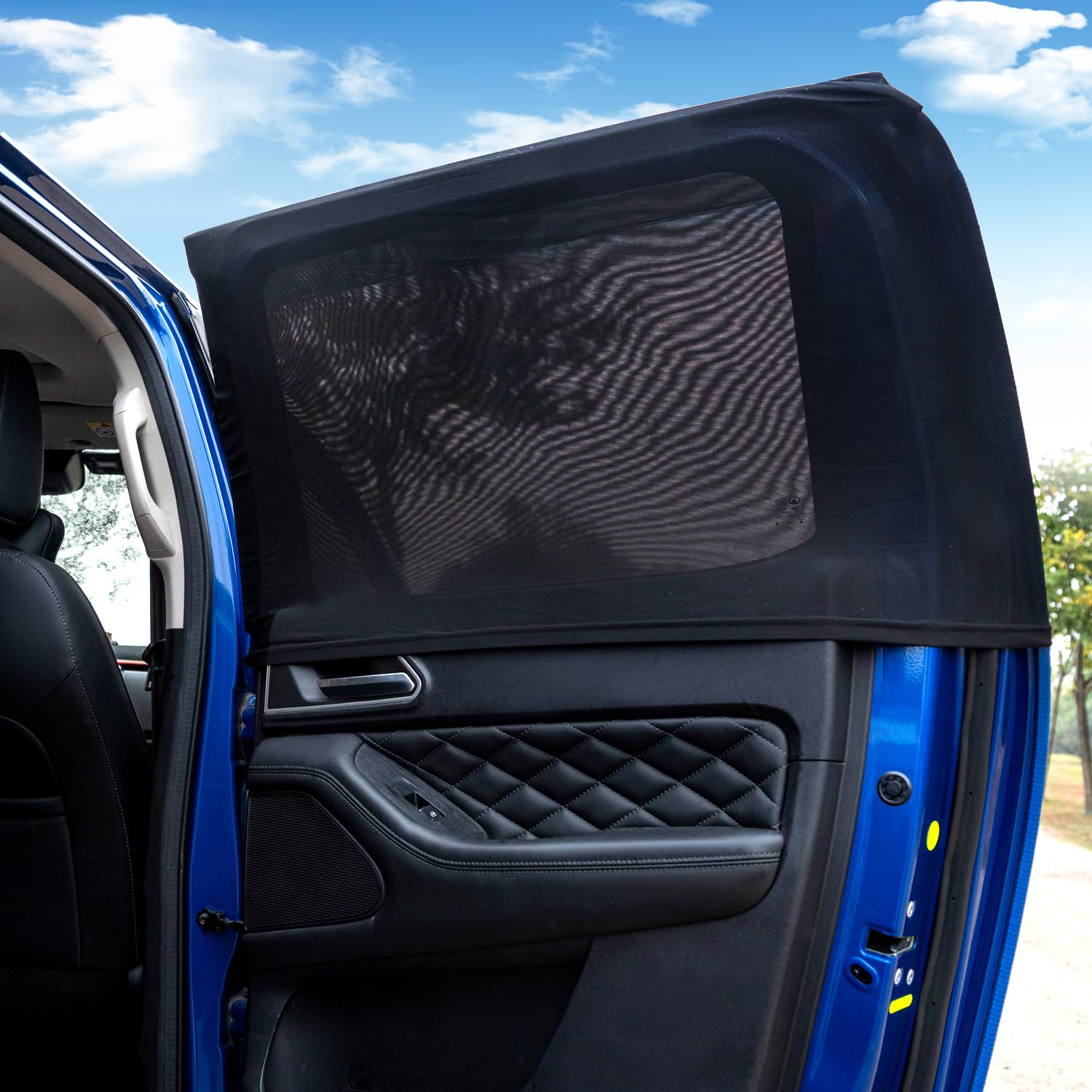 Universal Elastic Rear Side Window Sun Shades for Cars