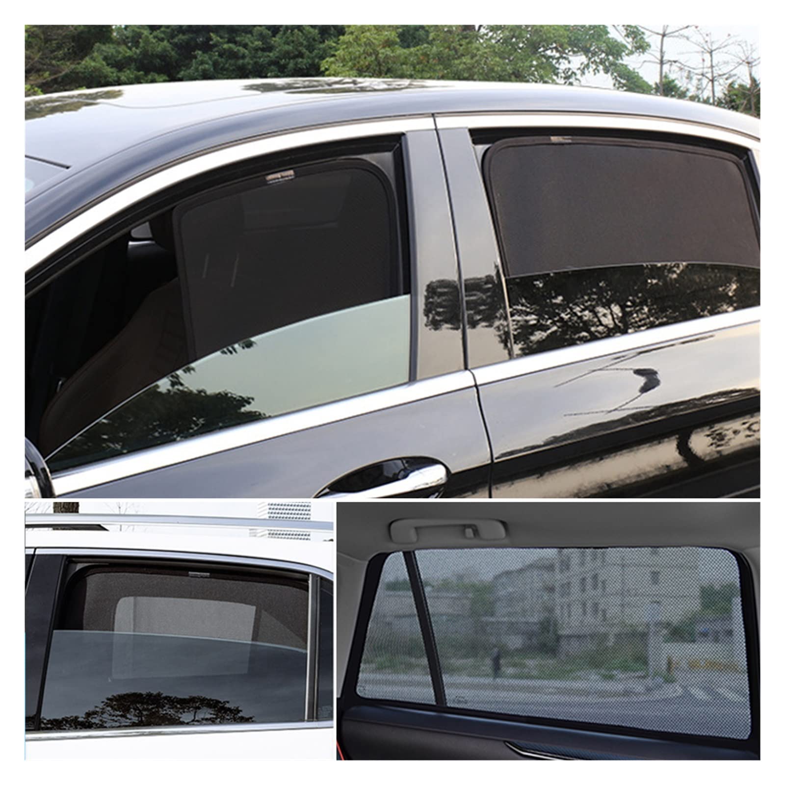 Magnetic Window Sun Shade Set for Lexus ES 2019–2023