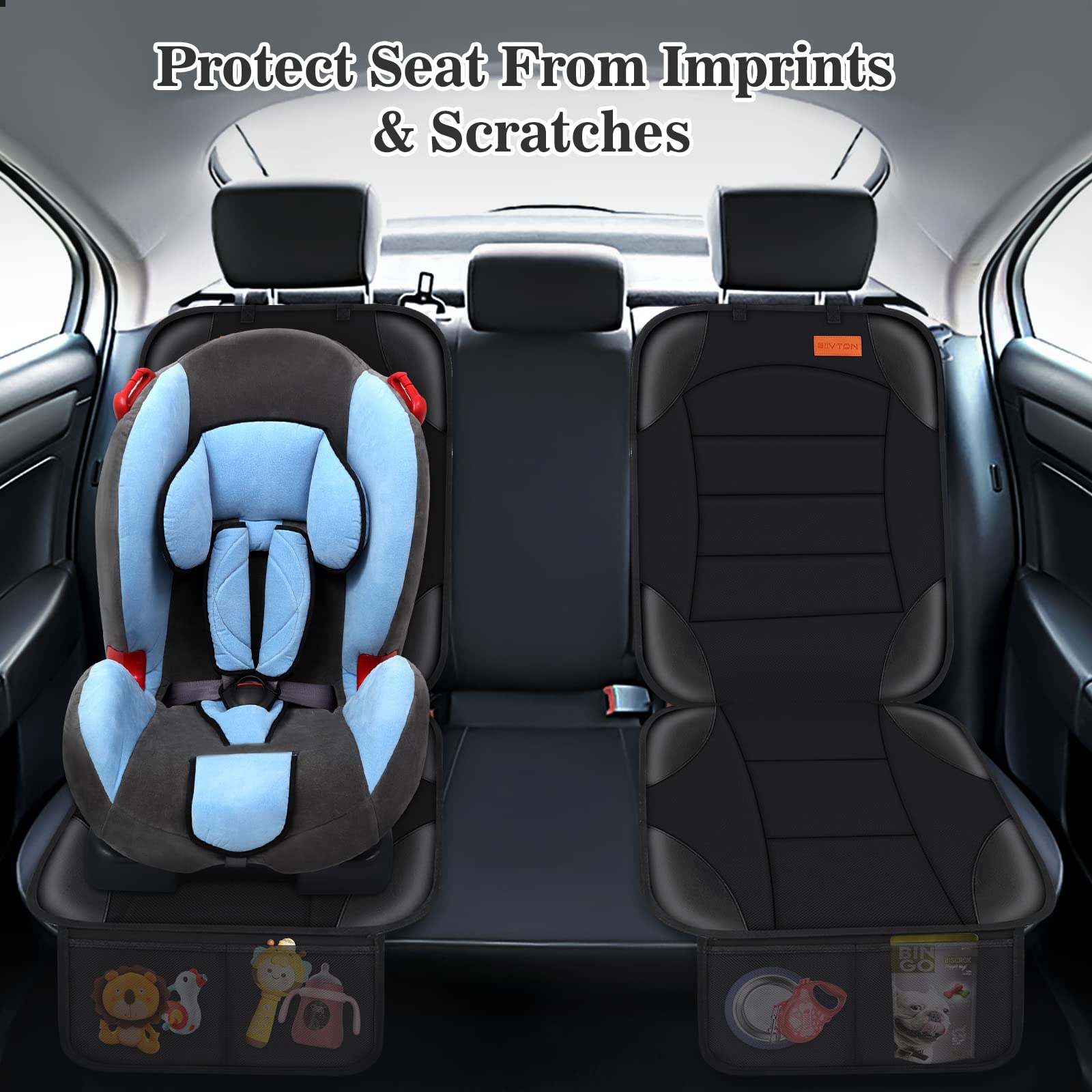 Child Car Seat Protector Cushion for Leather Seats