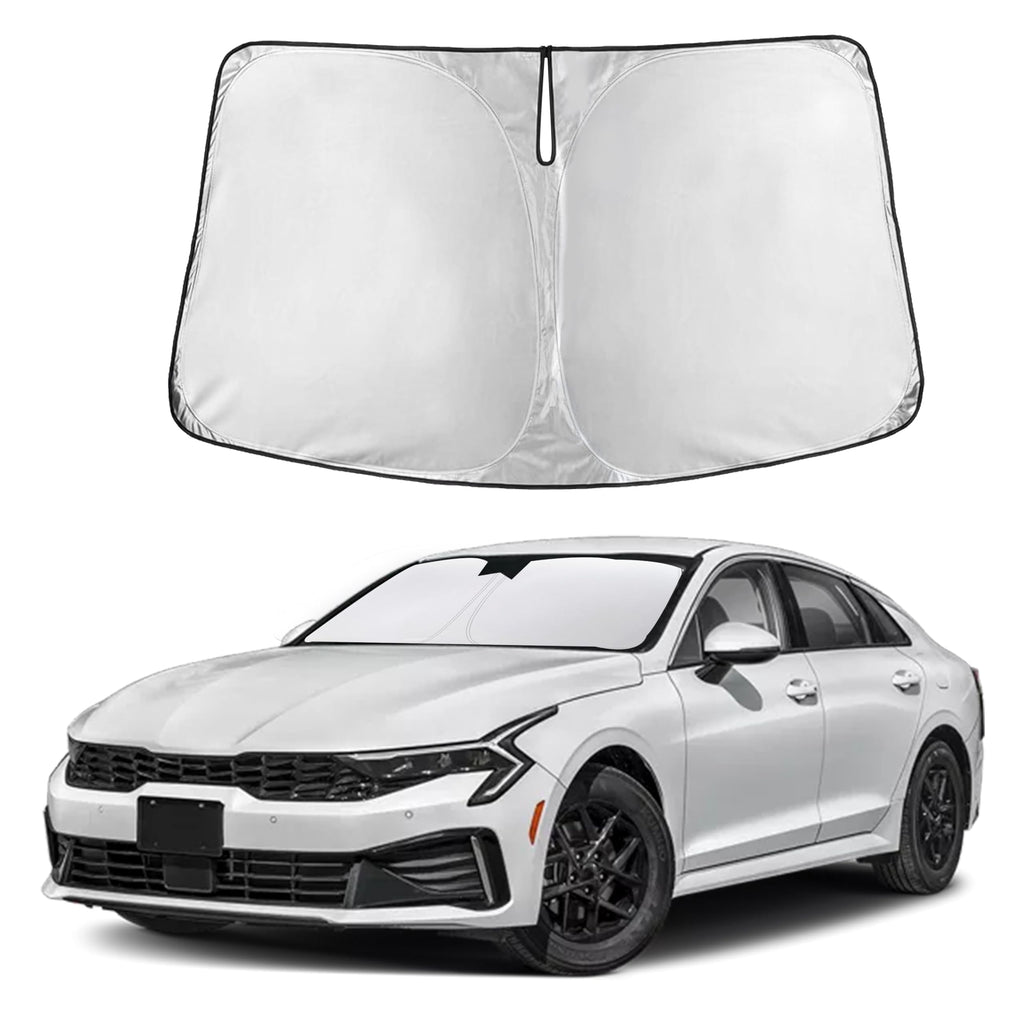 Front Windshield Sun Shade & Car Window Sun Visor