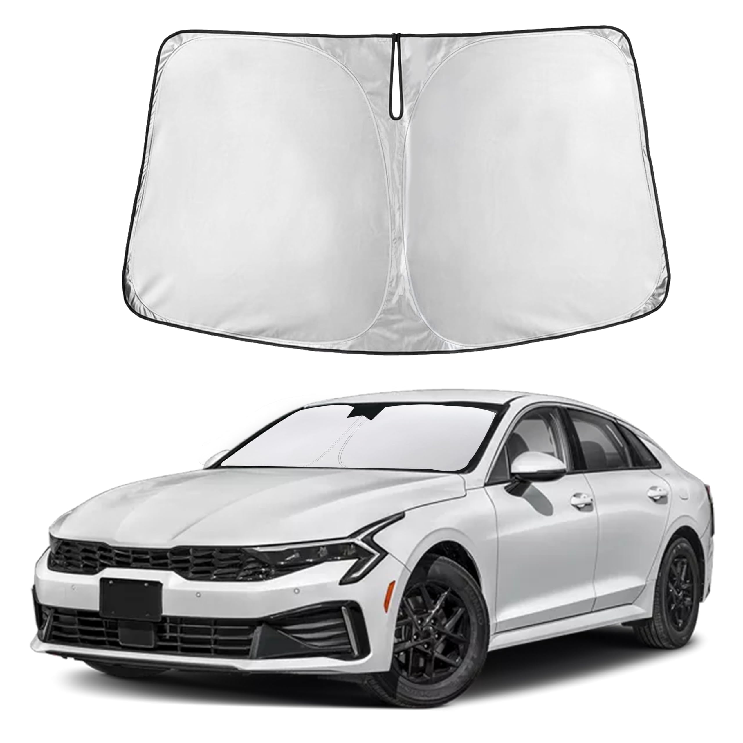 Front Windshield Sun Shade & Car Window Sun Visor