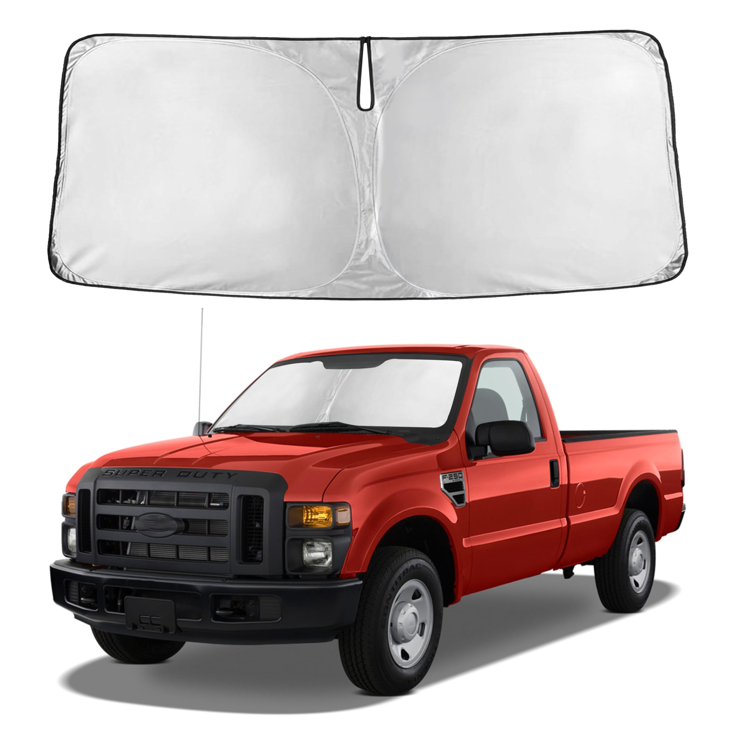 Front Windshield Sun Shade & Car Window Sun Visor