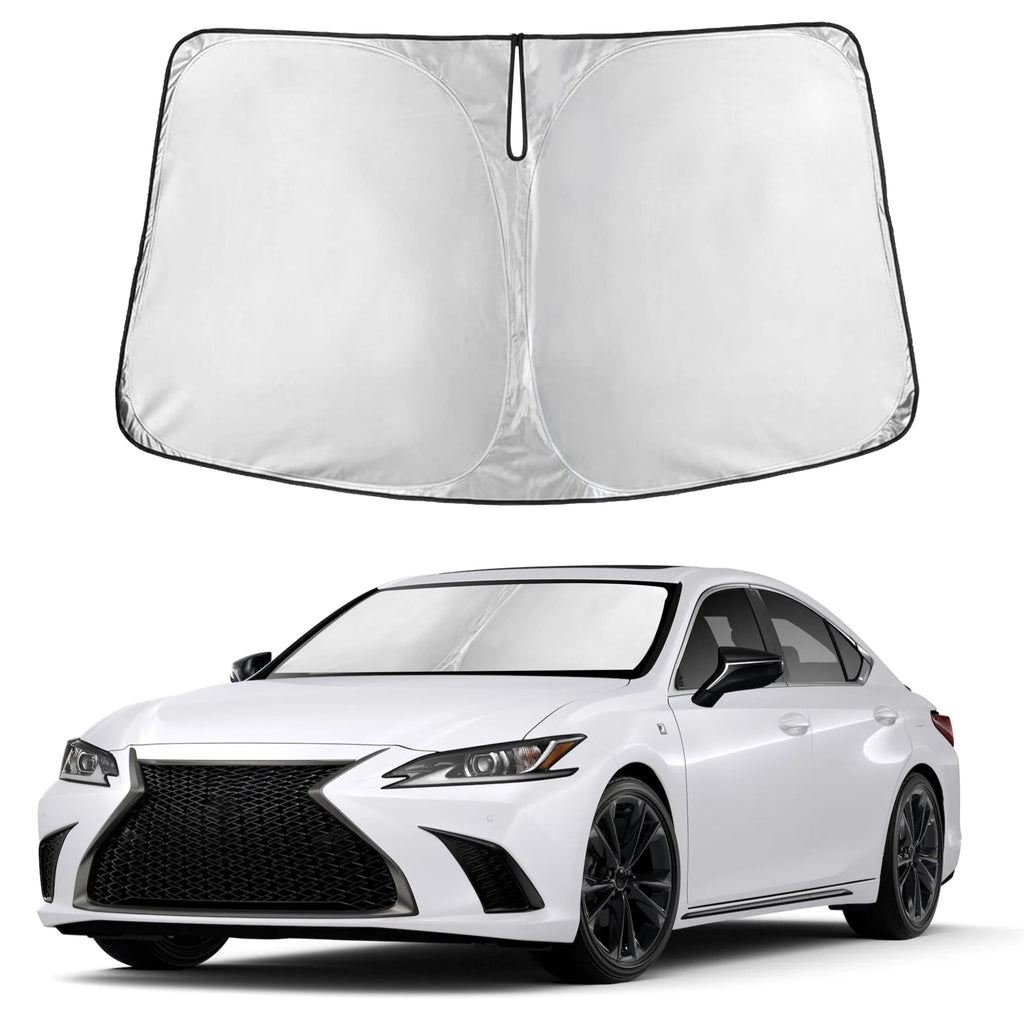 Front Windshield Sun Shade & Car Window Sun Visor