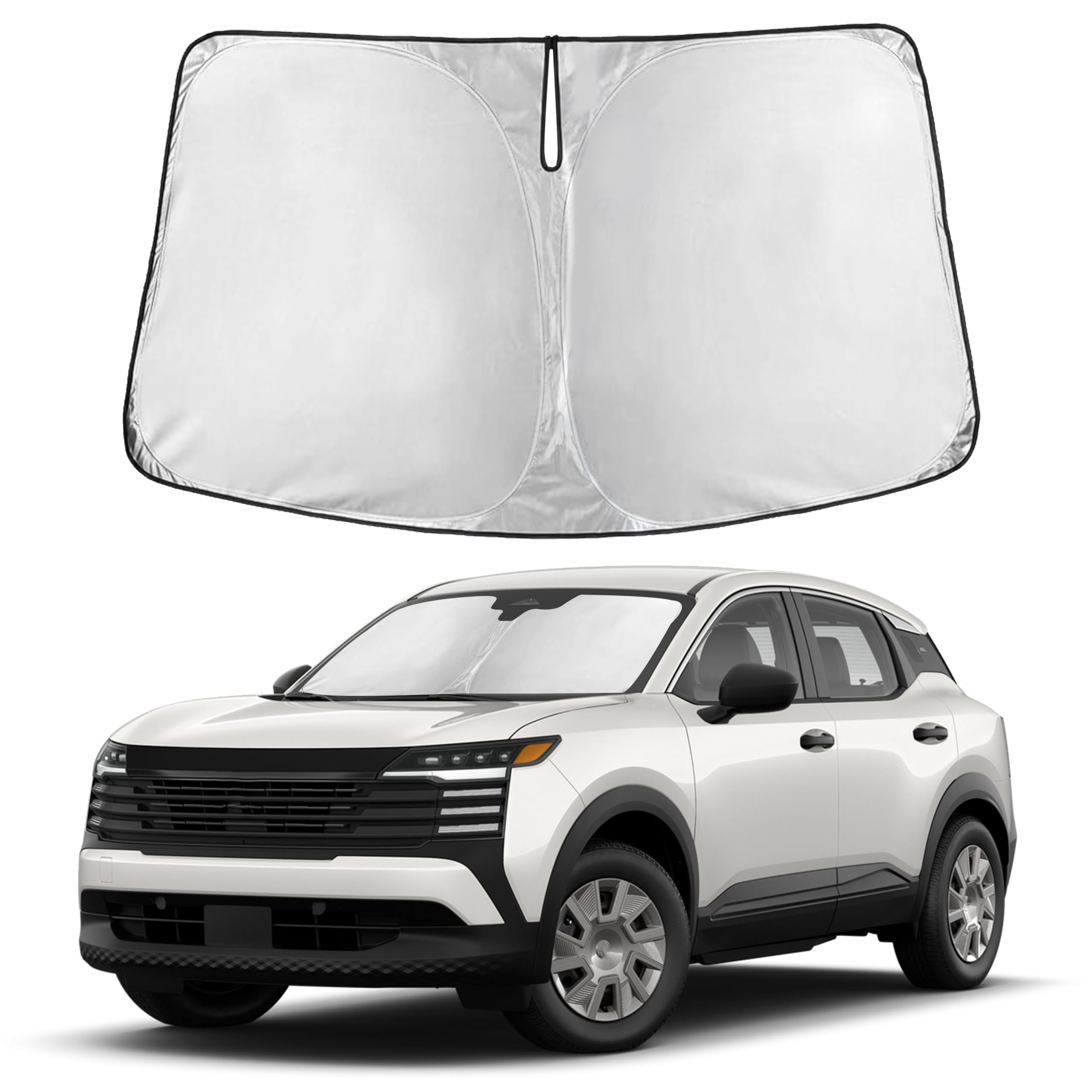 Front Windshield Sun Shade & Car Window Sun Visor