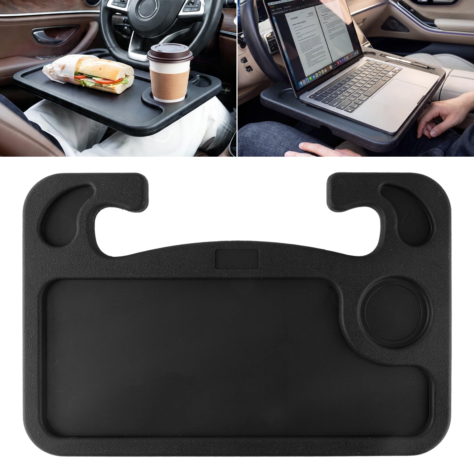 Portable Steering Wheel Desk for Laptop, Food & Work