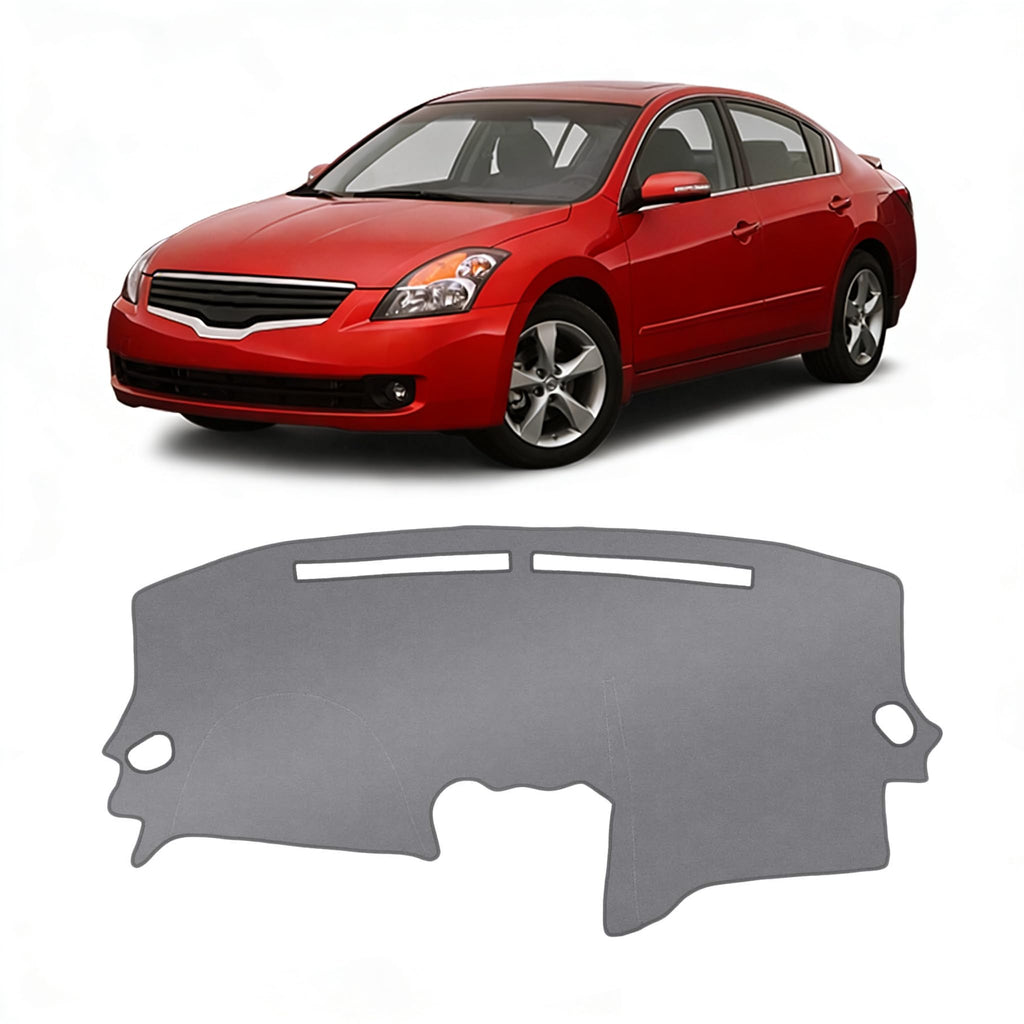 Gray & Black Non-Slip Dashboard Cover for Left-Hand Drive