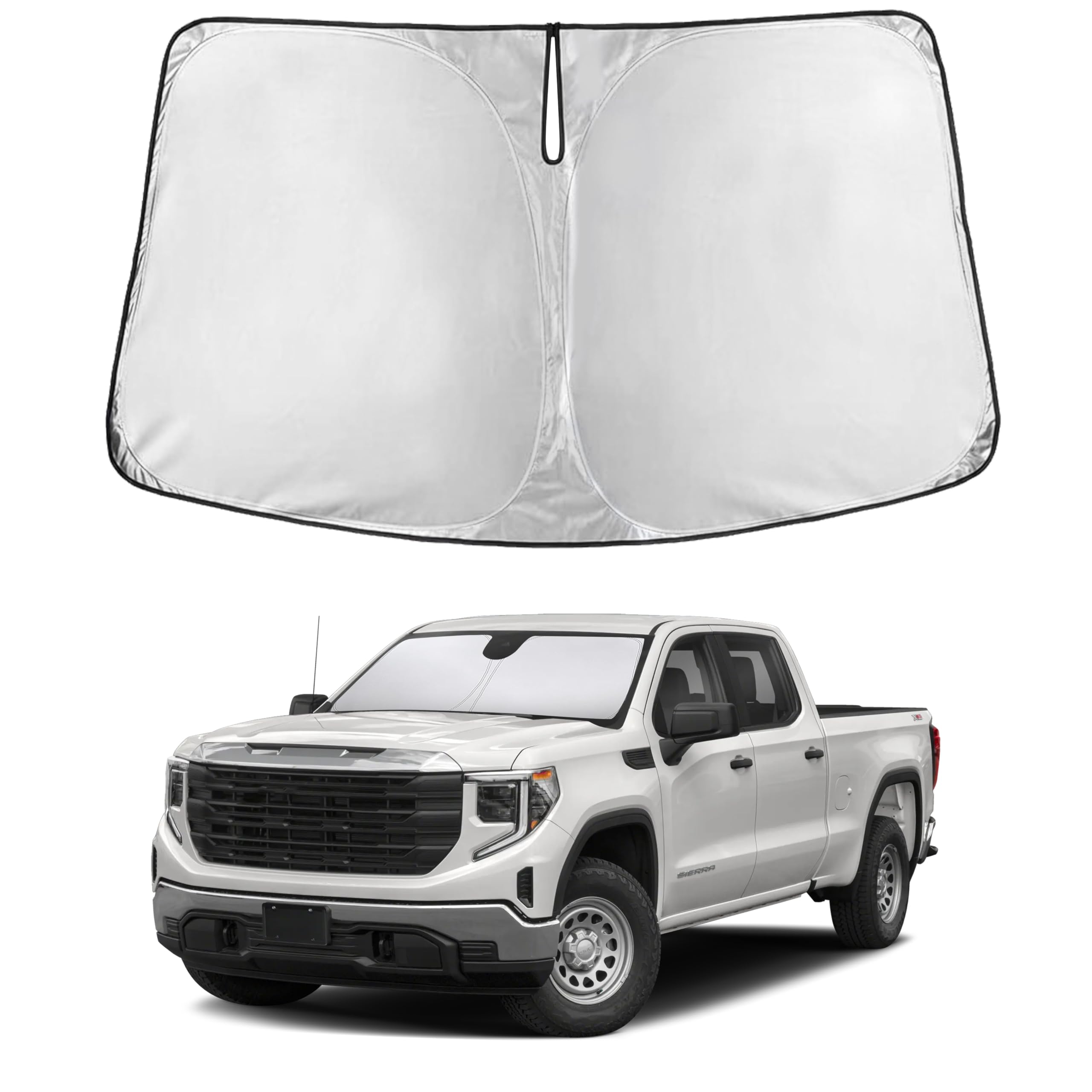 Reflective RV Windshield Sunshade for UV & Heat Protection