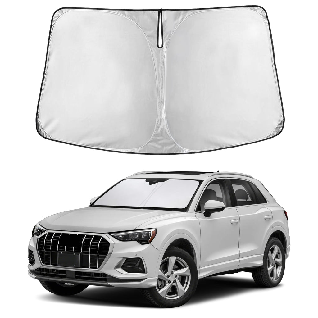Front Windshield Sun Shade & Car Window Sun Visor
