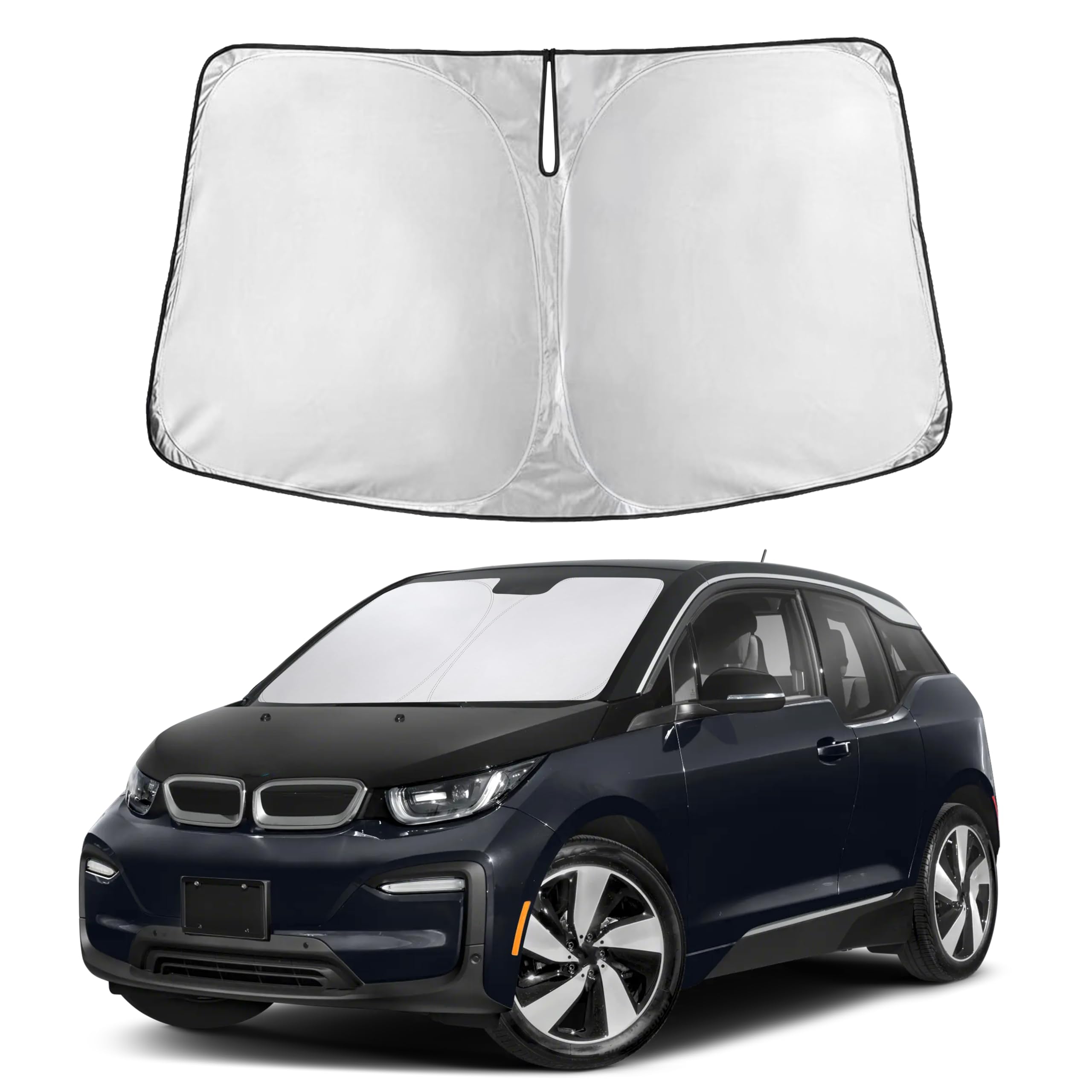 Front Windshield Sun Shade & Car Window Sun Visor