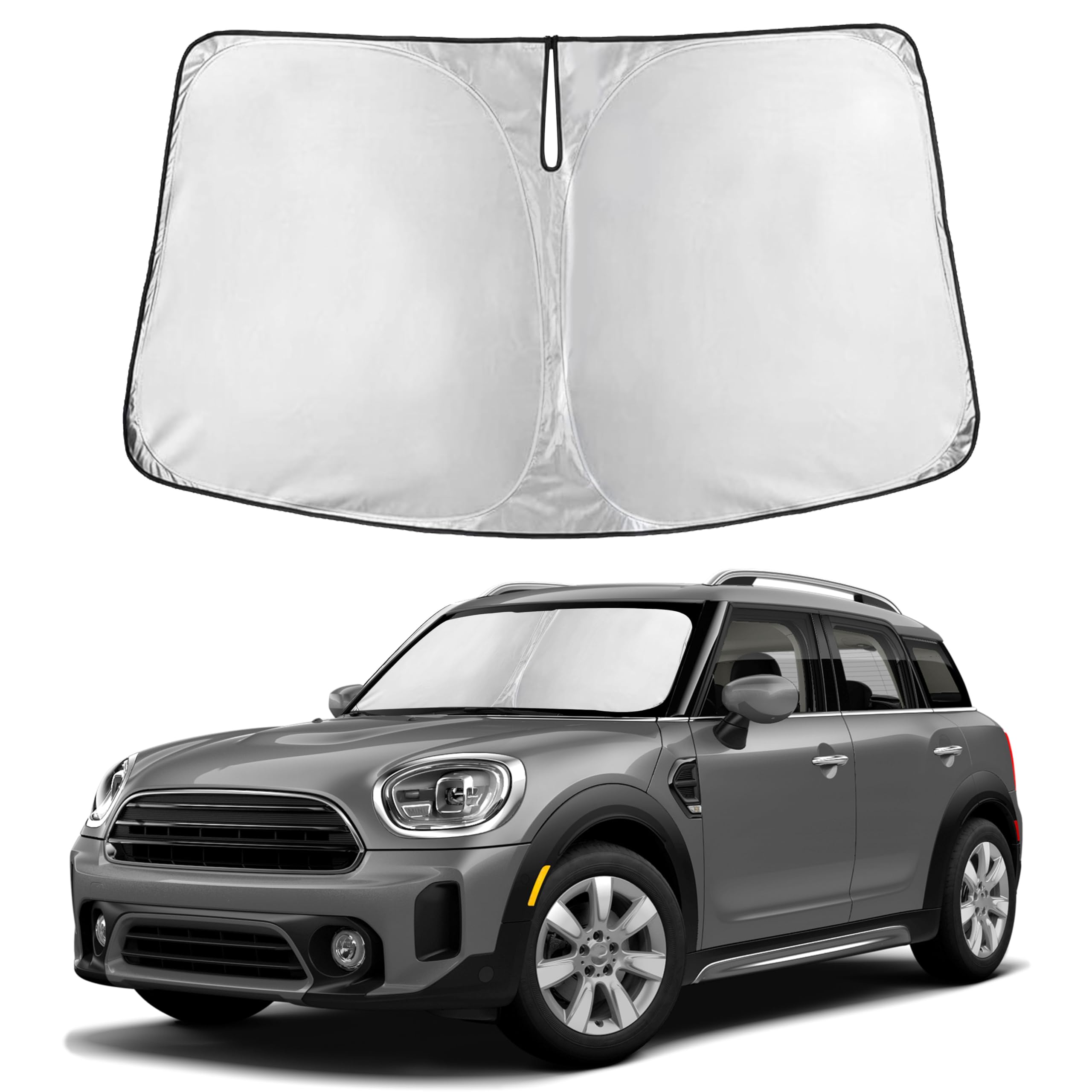 Front Windshield Sun Shade & Car Window Sun Visor