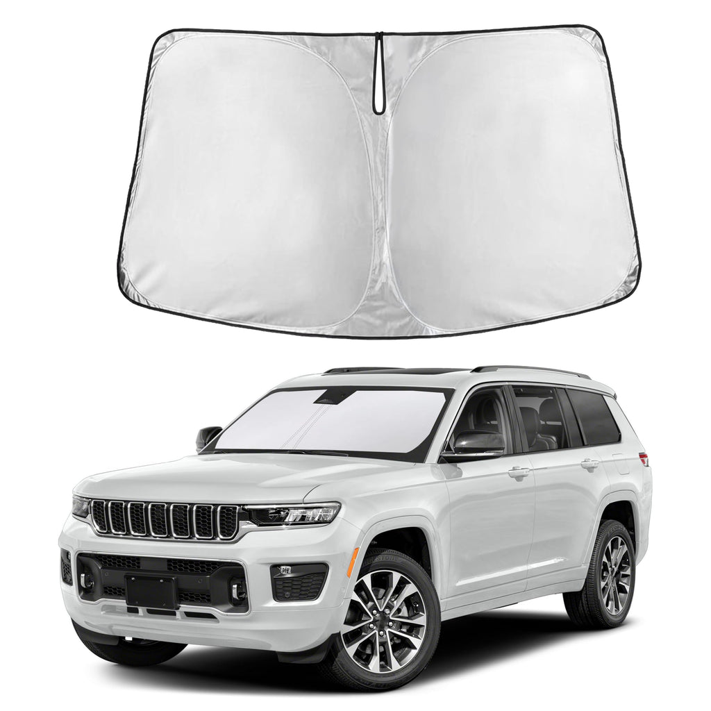 Front Windshield Sun Shade & Car Window Sun Visor