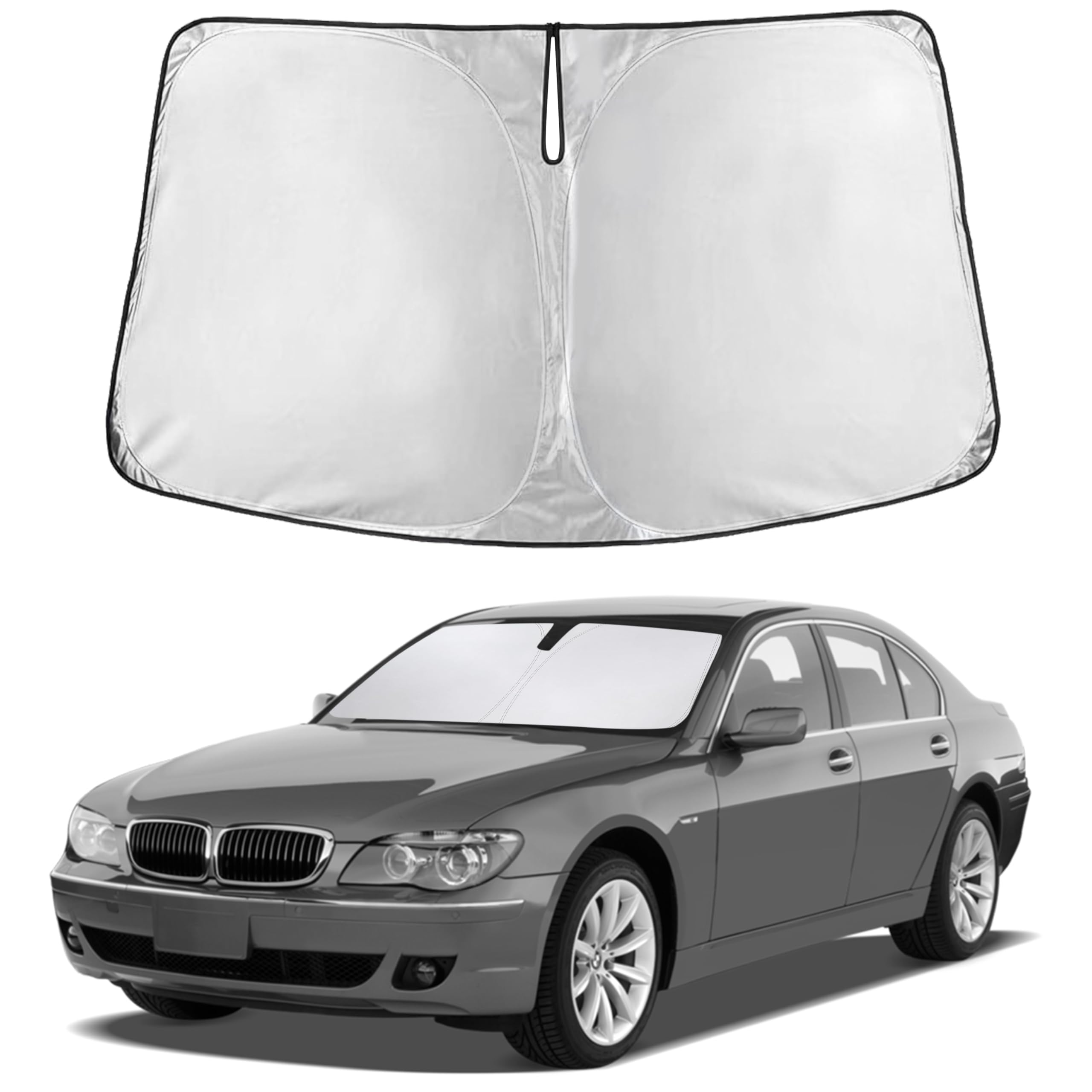 Reflective RV Windshield Sunshade for UV & Heat Protection