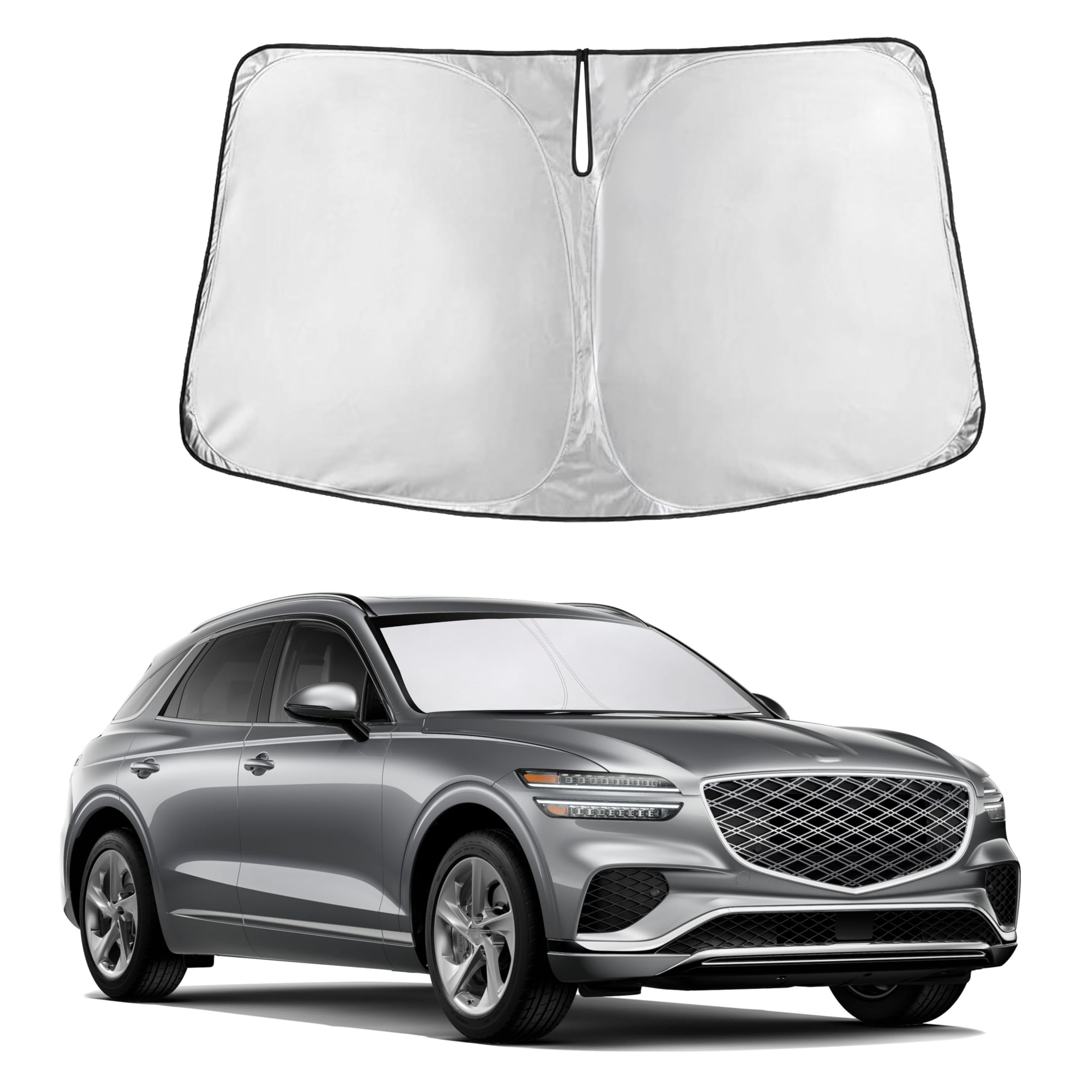 Front Windshield Sun Shade & Car Window Sun Visor